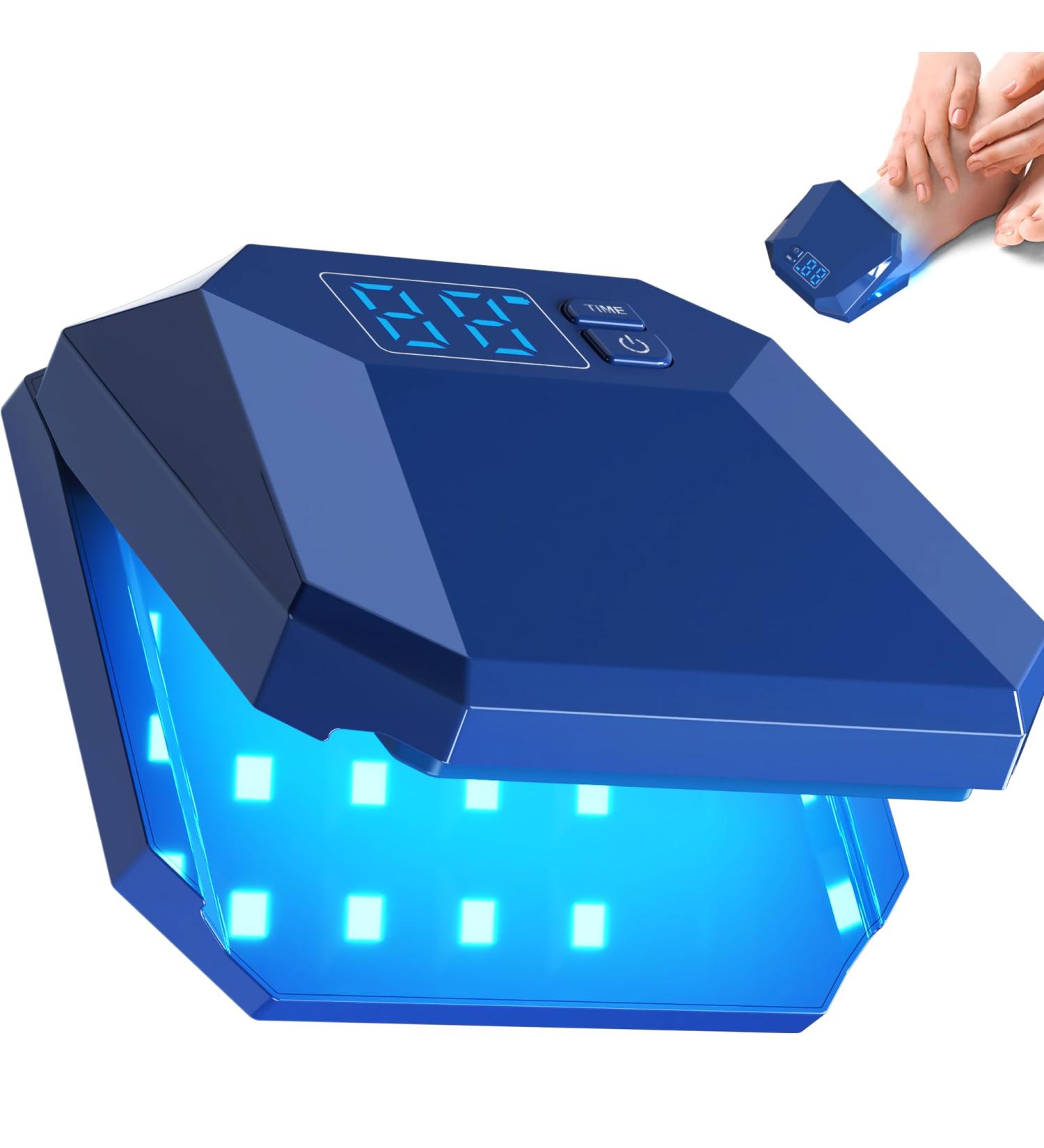 Multiple Nail Fungus Cleaning Device 905nm Infrared Light + 470nm Blue Light Highly Effective Treatment for Home Use Treat and effectively prevent Blue