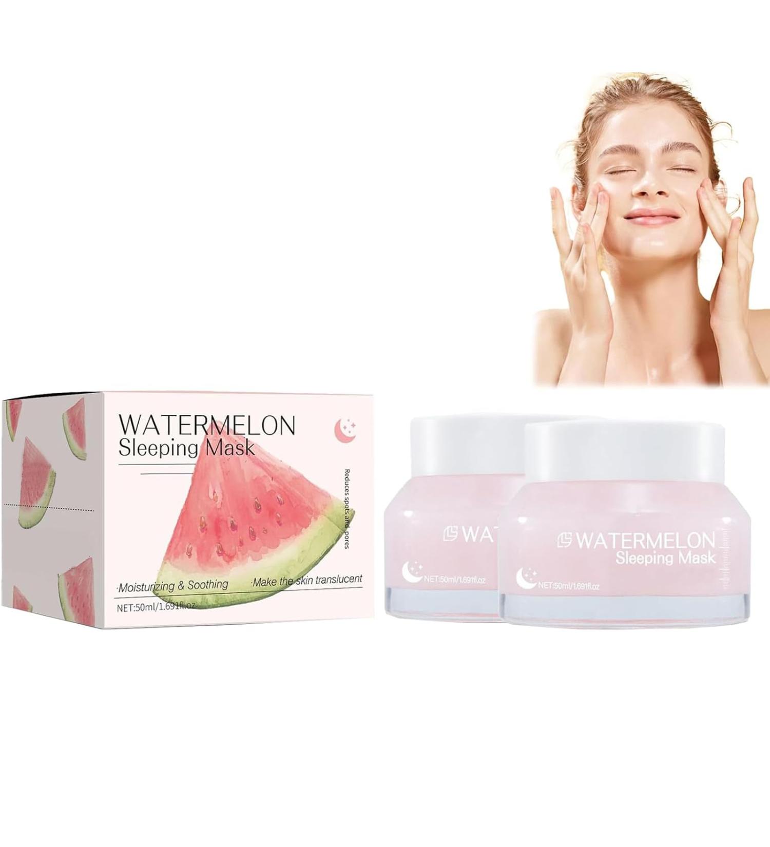 Black Tea 2 pieces watermelon sleeping mask watermelon night mask watermelon glow night mask watermelon sleeping mask moisturizing refines pores for smooth skin for all skin types - Buy Online on GoSupps.com