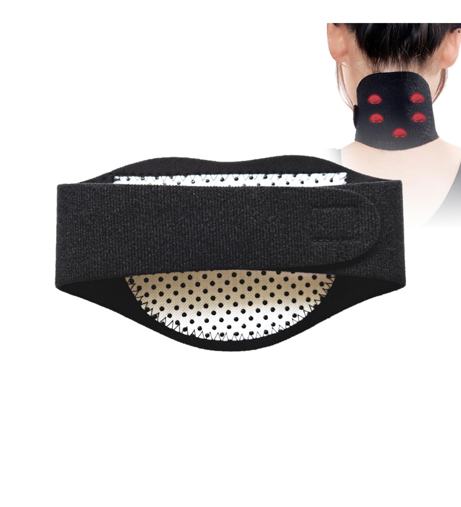 Heated Neck Bandage | Electrical Heating Press with 3 Adjustable Temperatures for Cervical Pain Relief - Buy Online on GoSupps.com