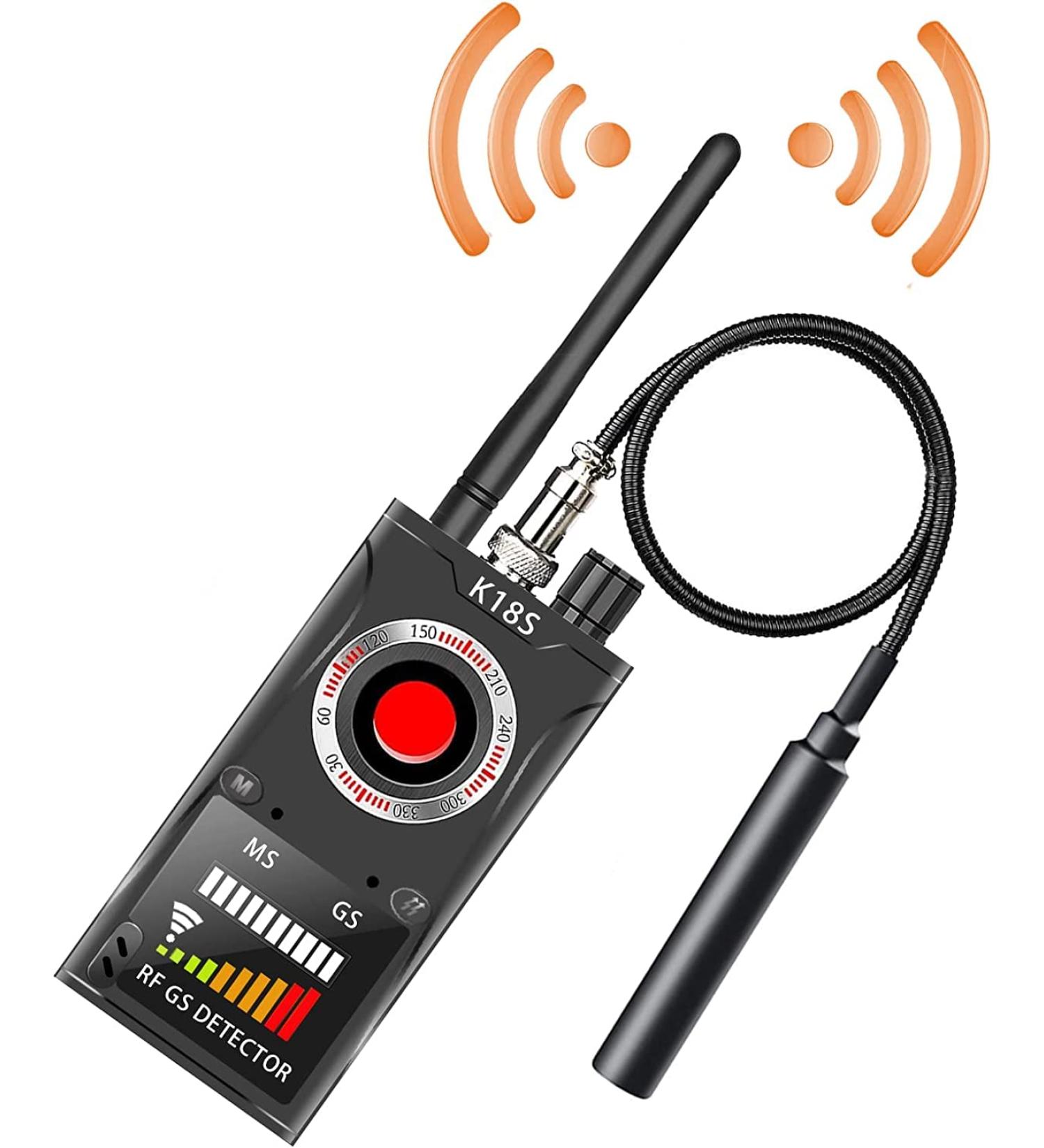 K18S Hidden Devices Detector | Anti Spy Bug Detector | RF Signal GPS Tracker Scanner - Buy Online on GoSupps.com