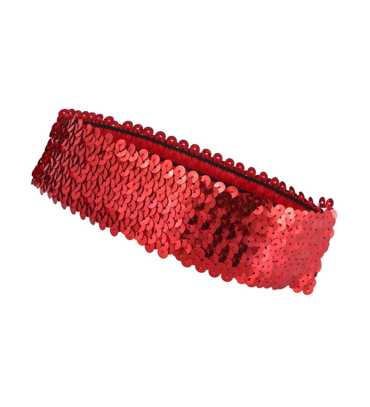 Beaupretty Red Sequin Headband - Sparkly Elastic Hair Accessory for Women & Girls - Buy Online on GoSupps.com