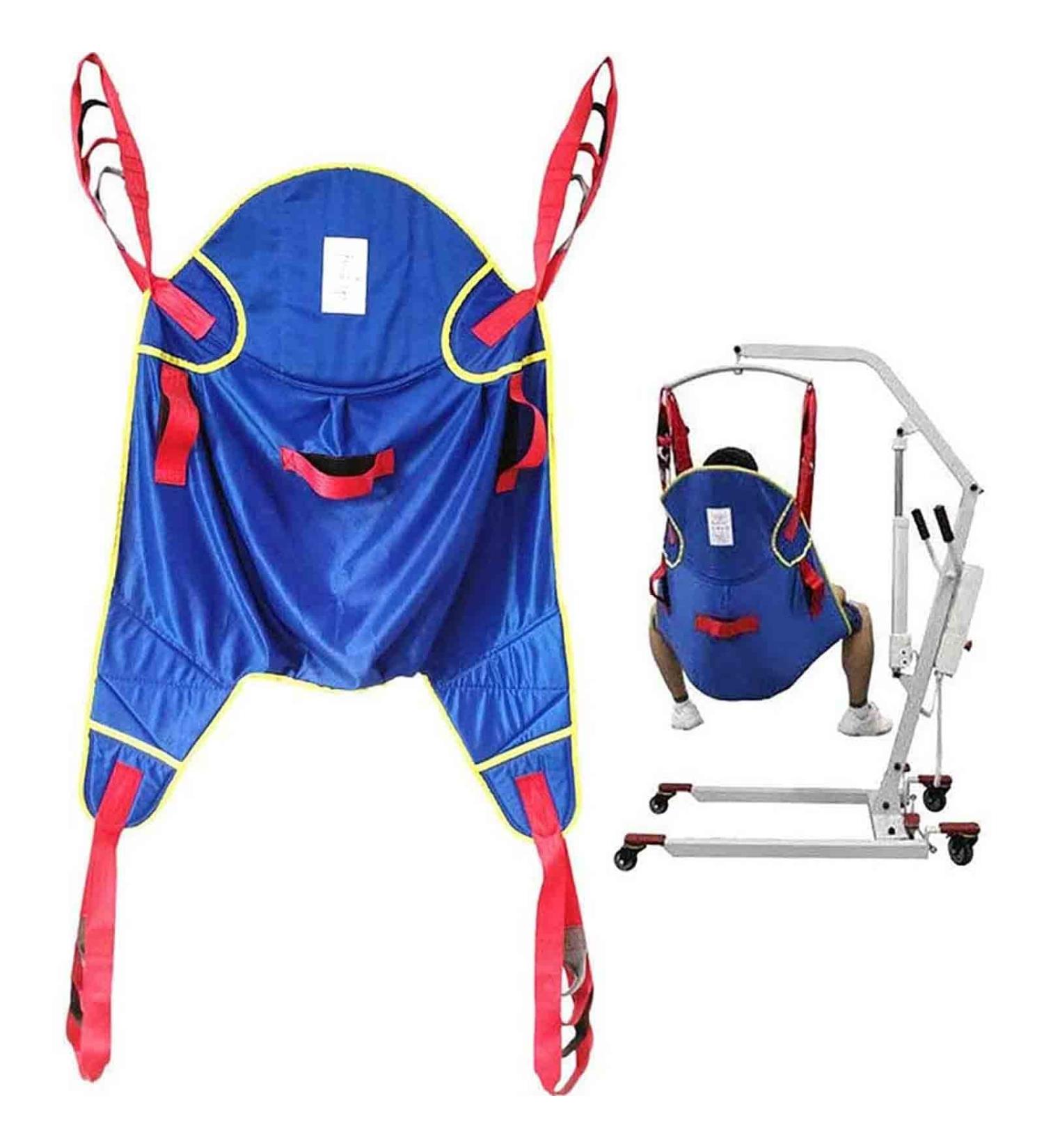Toileting Sling Patient Lifter Adjustable Height to The Medical Lift Equipment Bariatric Handicap Lift for Nursing Elderly Disabled - Buy Online on GoSupps.com