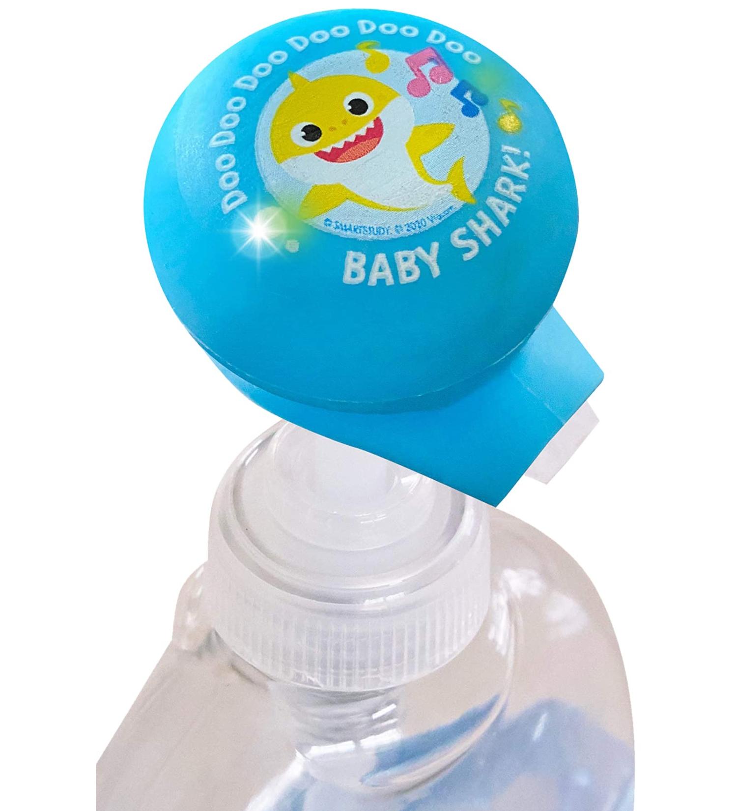 Baby Shark Musical Soap Pump Topper and Timer for Kids Hand Washing Blue 2 Pack - Buy Online on GoSupps.com