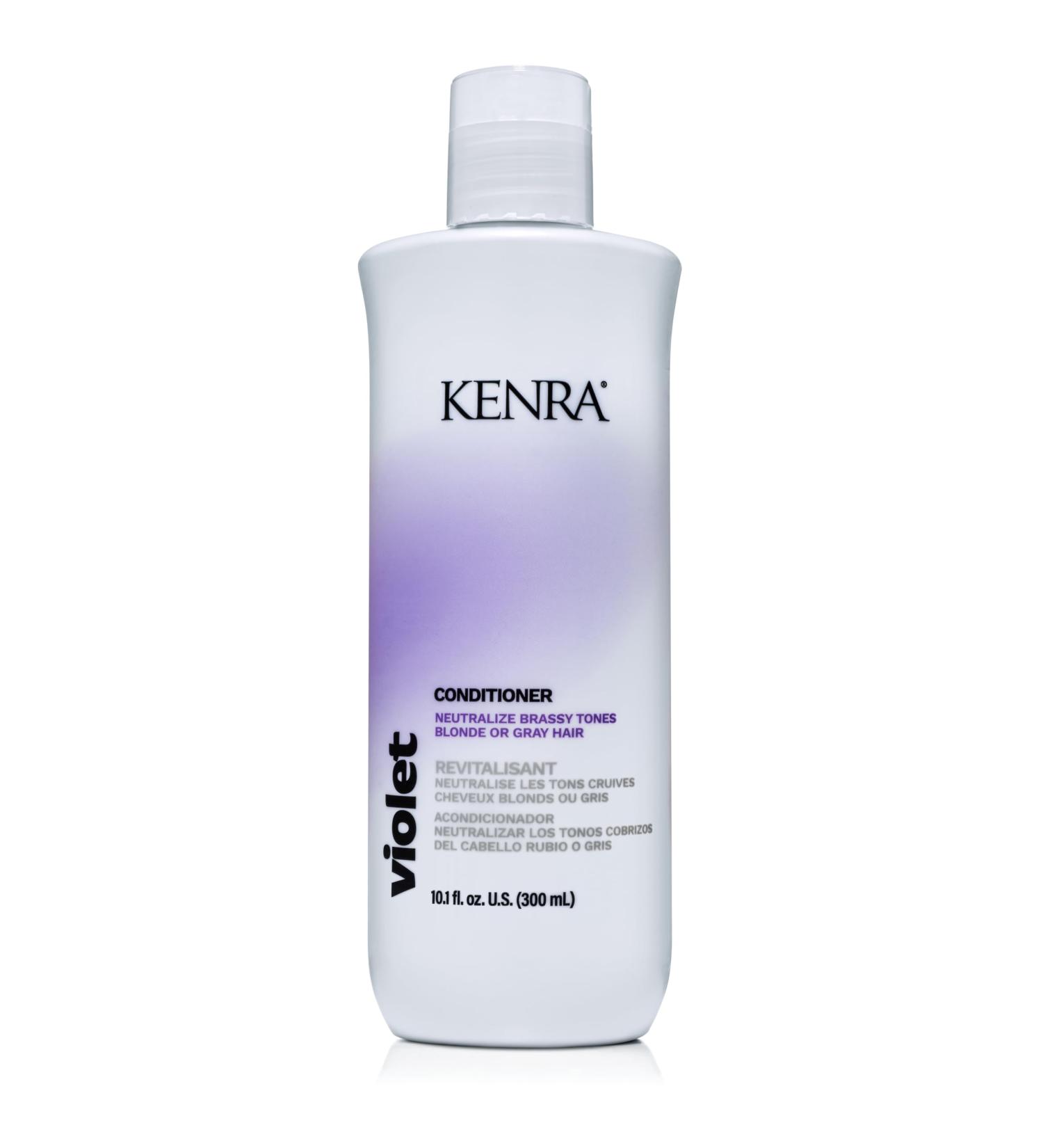 Kenra Violet Conditioner 10.1 oz | Eliminate Brassy Tones & Neutralize Yellow | Moisturizes Blonde & Gray Hair | Color Safe Purple Conditioner - Buy Online on GoSupps.com