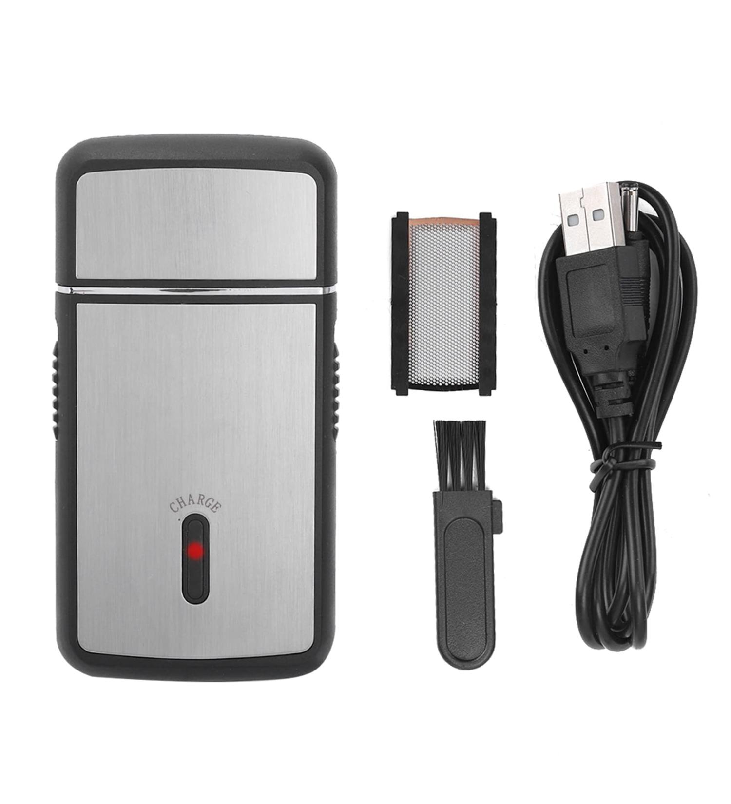 Mini USB Electric Shaver - USB Rechargeable Ultra Thin Shaver for Men | Perfect for Home Travel & Camping - Buy Online on GoSupps.com