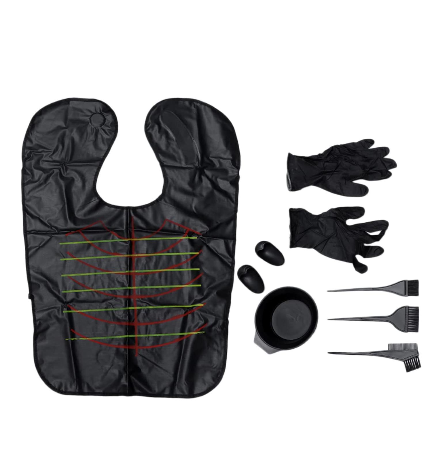 LALAFINA 1 Set Shampoo Cape Hair Coloring Kit Salon Hair Color Kit Hair Dye Kit Hair Tint Kits Hair Dye Tool Hair Color Clip Hair Coloring Combs Tools Paint Brush Disposable - Buy Online on GoSupps.com