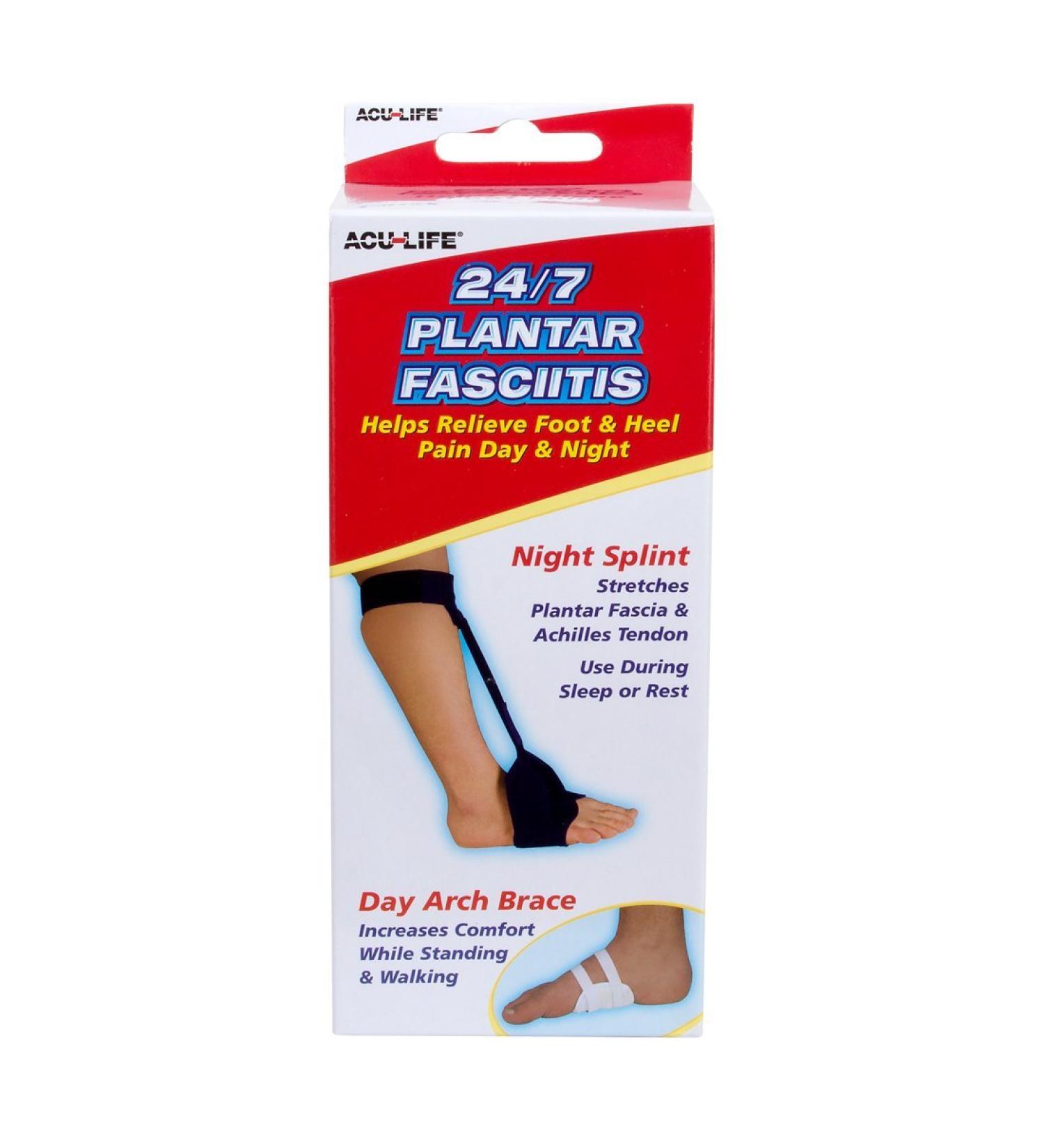 Plantar Fasciitis Brace - Ultimate Joint Pain Relief & Muscle Recovery | Day & Night Use for Men & Women - Buy Online on GoSupps.com
