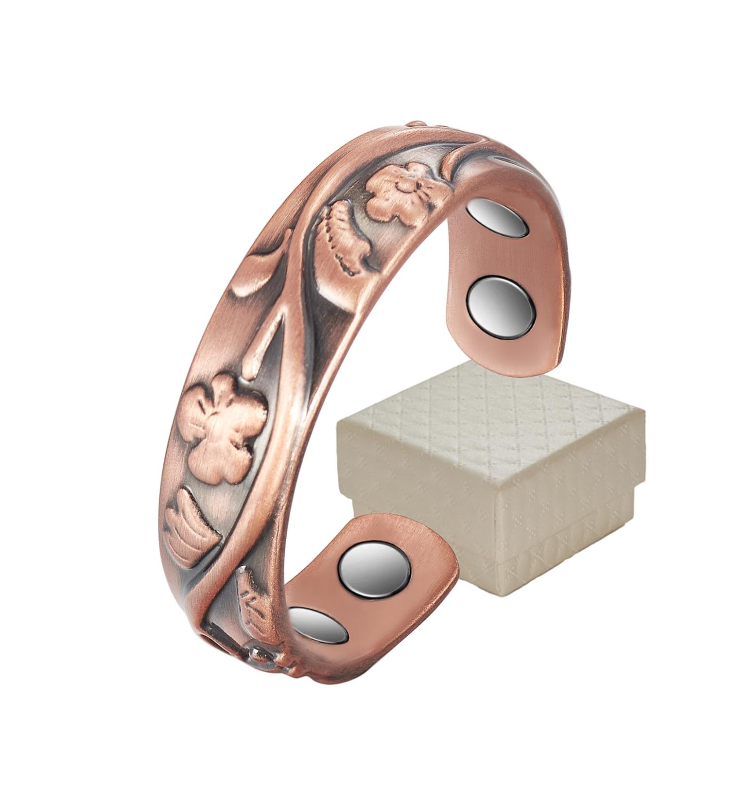 YINOX 99.9% Pure Copper Ring for Arthritis Relief | 3 Magnetic Rings for Pain & Carpal Tunnel Syndrome - Shop Now! - Buy Online on GoSupps.com