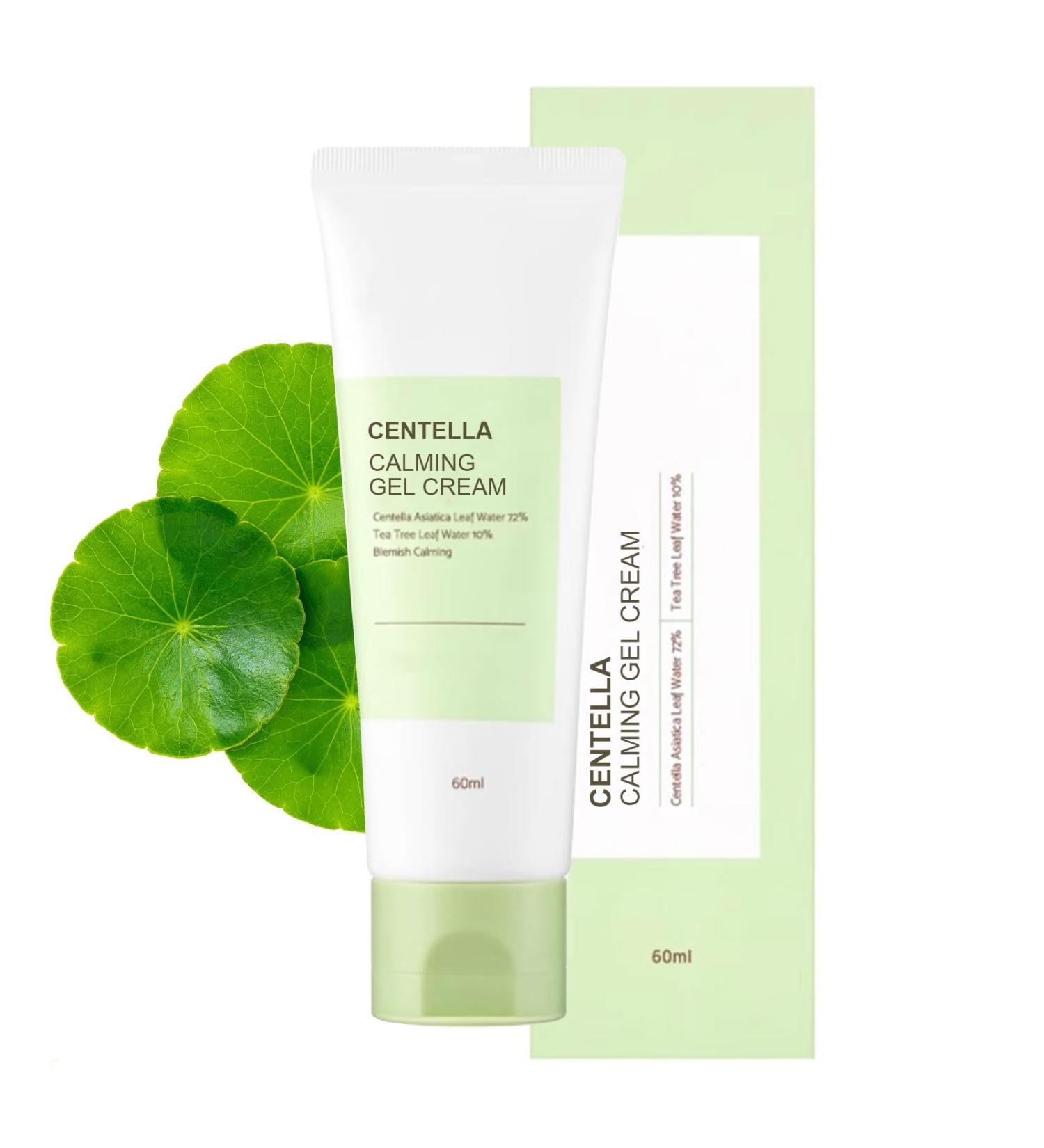 Centella Calming Gel Cream Face Moisturiser for Acne Prone Skin Sensitive Oily Dry Skin Face Moisturizer for Women with Tea Tree Oil Korean Skincare Korean Moisturiser (1 Piece) - Buy Online on GoSupps.com