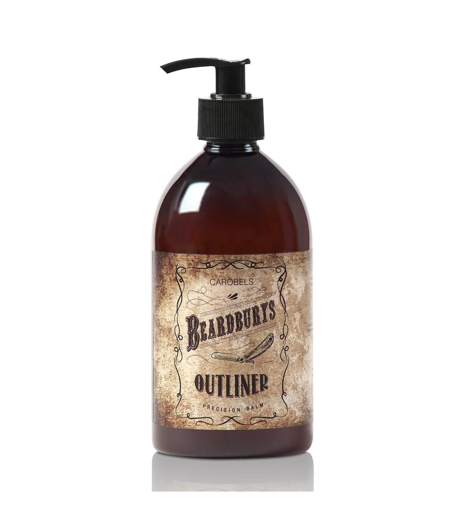 BY CAROBELS BEARDBURYS Beardburys Outliner Aloe Vera Beard & Moustache Clear Shave Gel 500ml