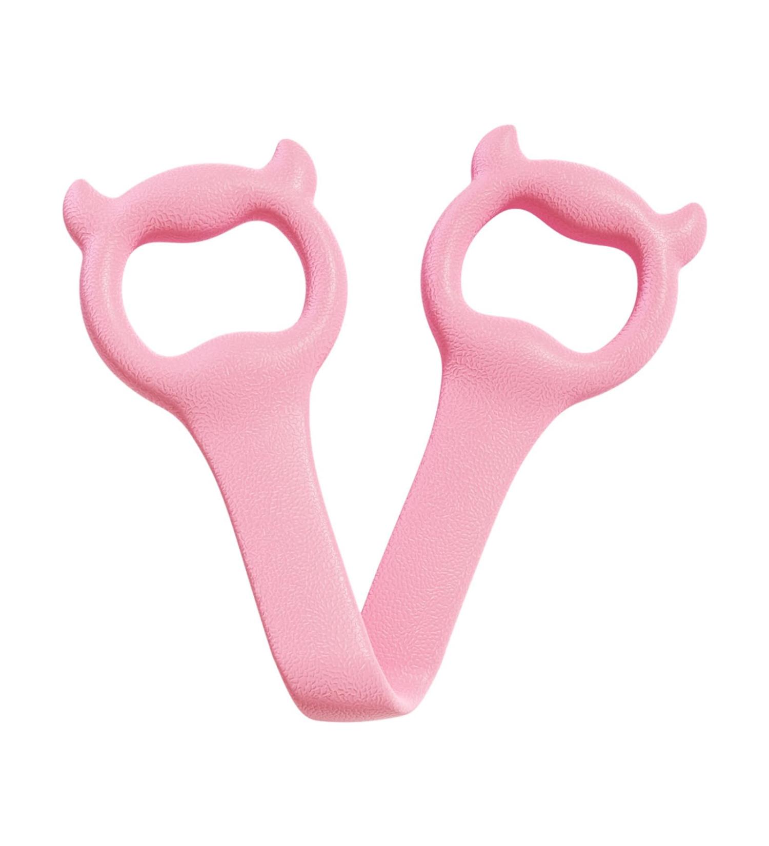 Figure 8 Resistance Band Arm Back Shoulder Exercise Elastic Rope Stretch Fitness Band Foot Leg Hand Stretcher Arm Exerciser for Yoga Pilates Stretching Physical Therapy Home Gym Workout normal Pink - Buy Online on GoSupps.com