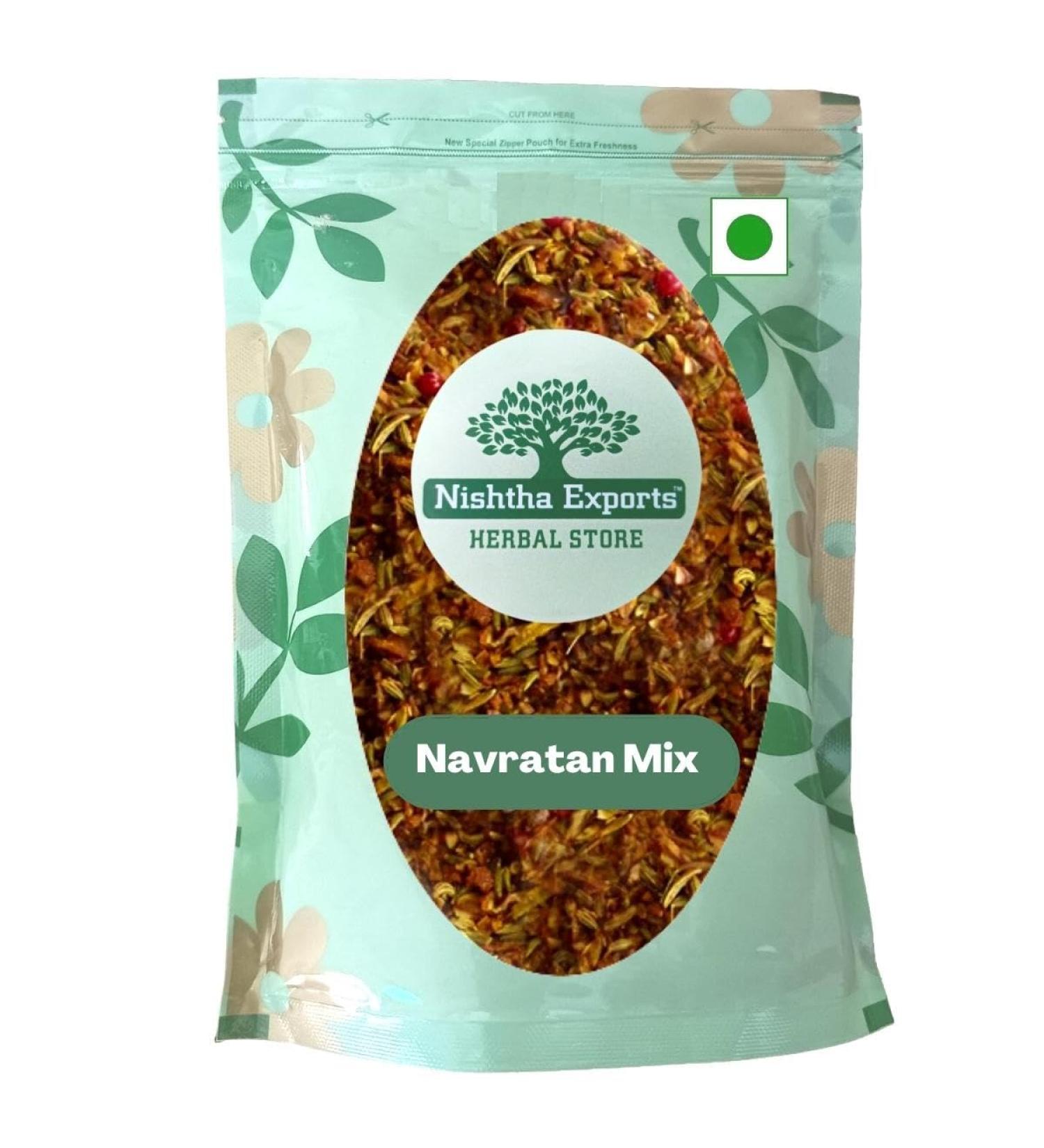 Navratan Mix-Mouth Freshner-Mukhwas-Navratan Mix Mukhwas-used as an natural mouth freshener post meals. (100 Gram) - Buy Online on GoSupps.com
