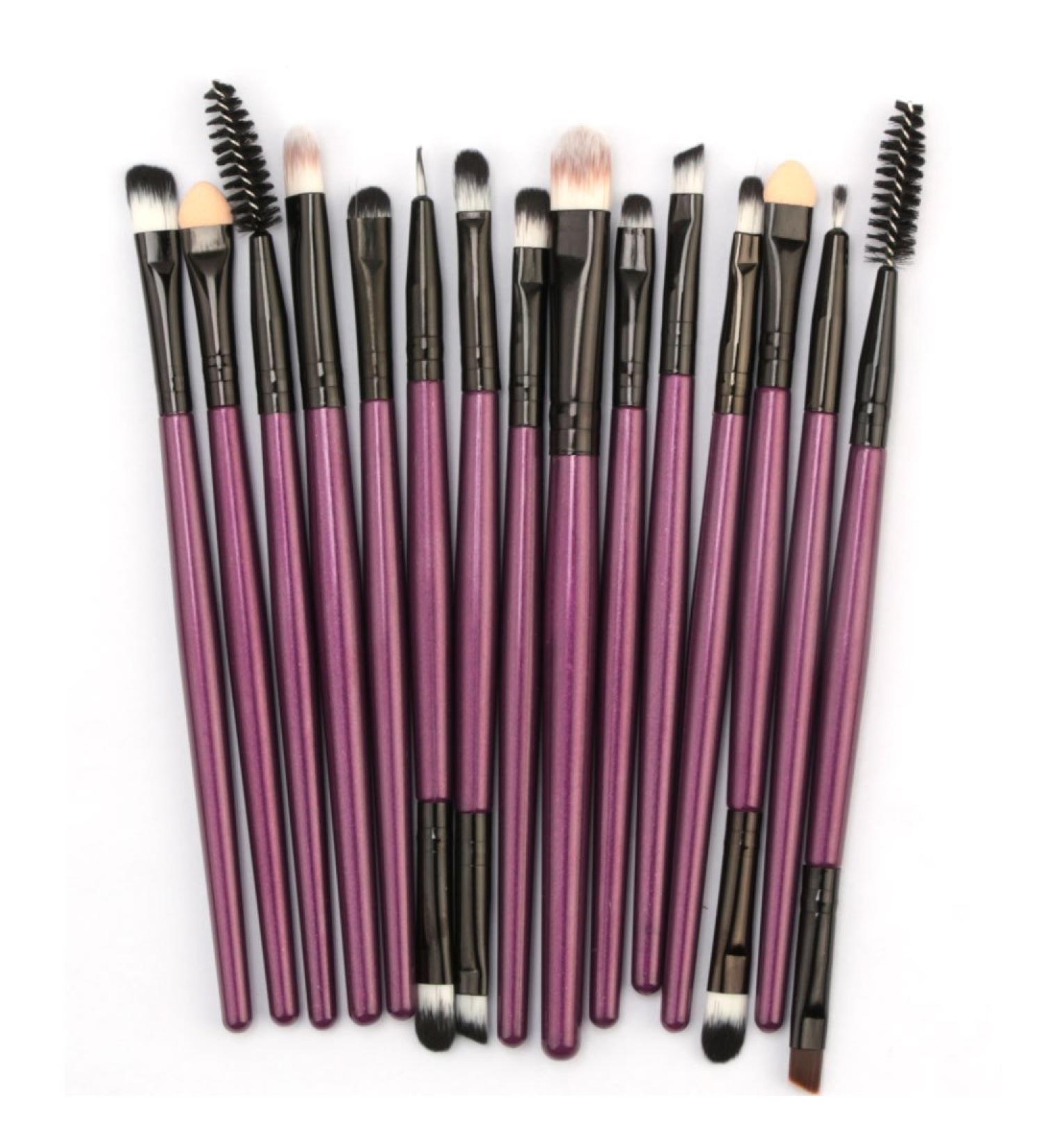 Buy Fan Shaped Small Blush & Foundation Brush Set Free Shipping Worldwide | Top Makeup Brushes for Flawless Application - Buy Online on GoSupps.com