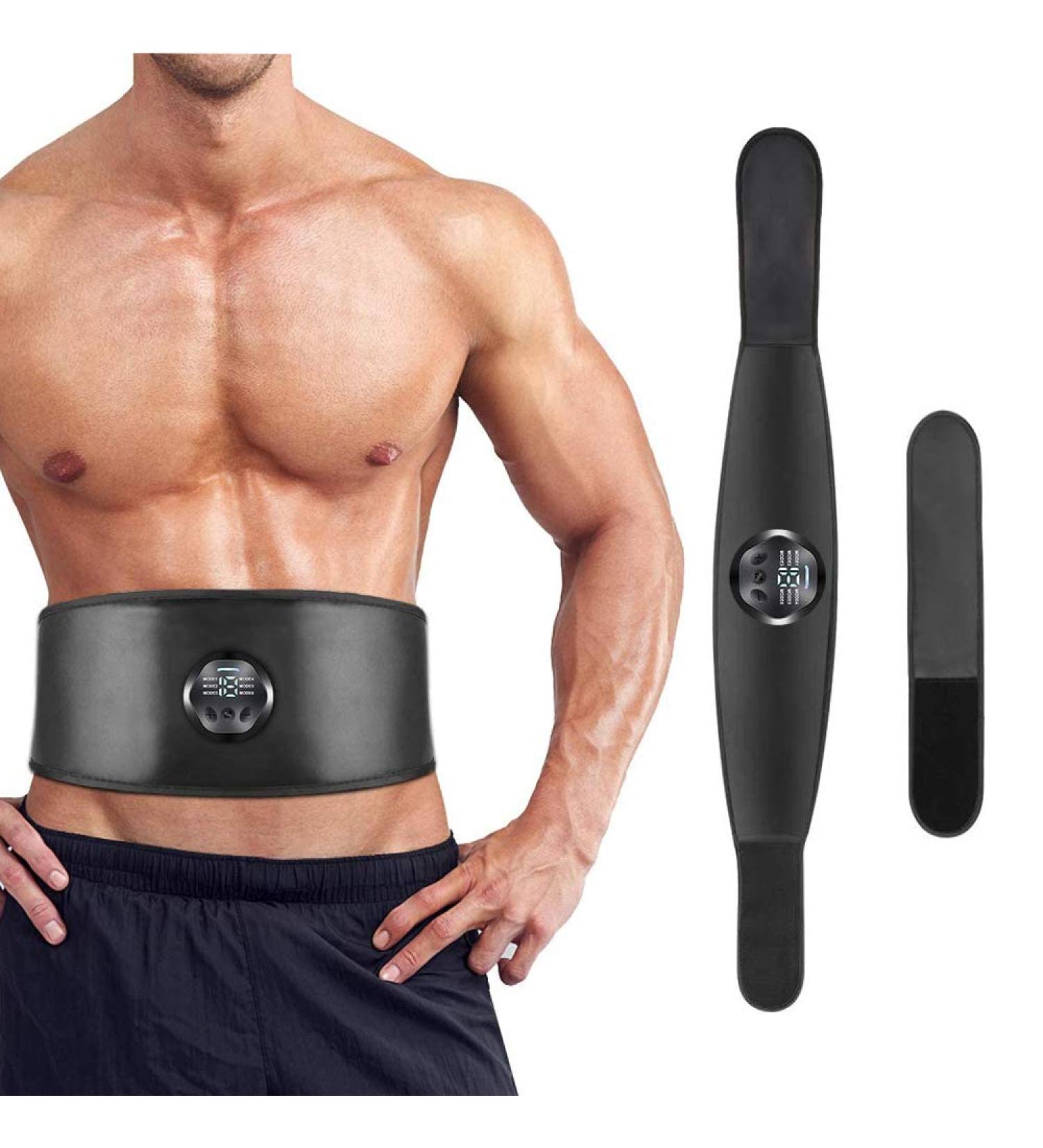 Sielife EMS Muscle Stimulator & ABS Trainer Belt - No Replacement Pads Needed | Best Tummy Toner for Men & Women | Fitness Workout Essential - Buy Online on GoSupps.com