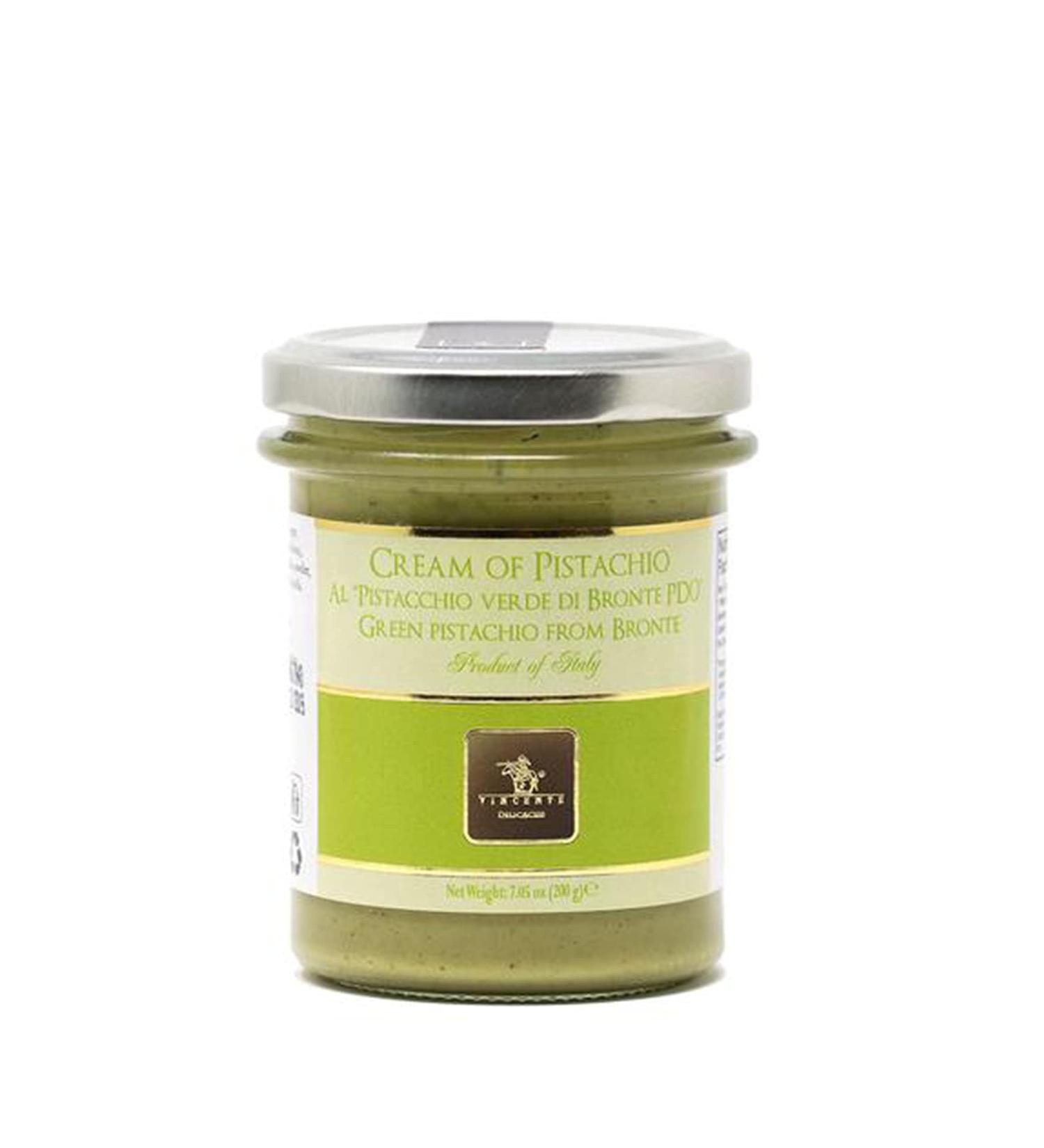 Vincente Delicacies Pistachio Paste - Ideal for Bread, Pastry, Ice Cream & Dessert - 7.05oz (2-Pack) - Buy Online on GoSupps.com