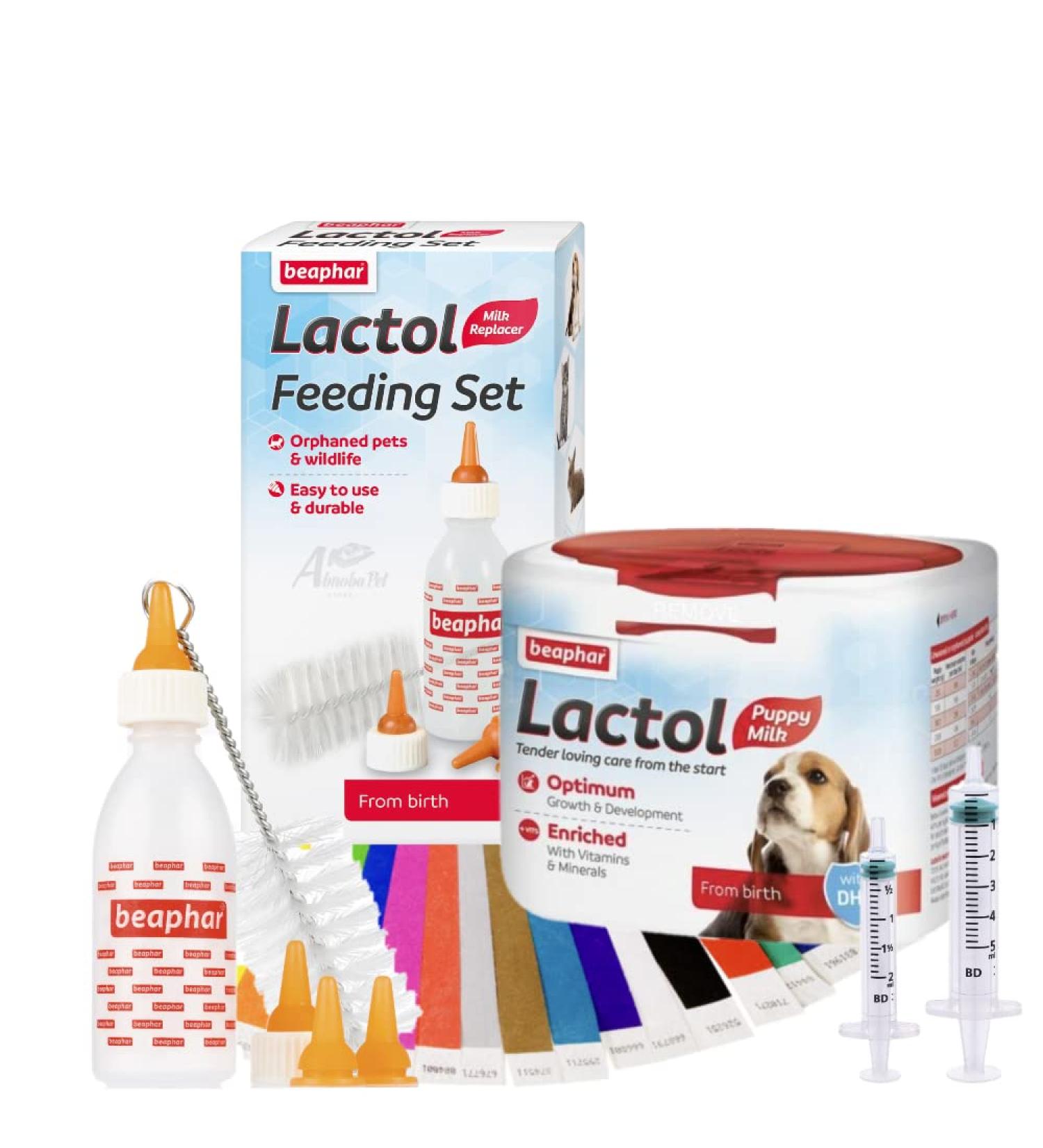 ABNOBA PET STORE Beaphar Lactol Puppy Milk Bottle Whelping ID Bands Feeding Syringes Whelping kit supplies 6068 - Buy Online on GoSupps.com
