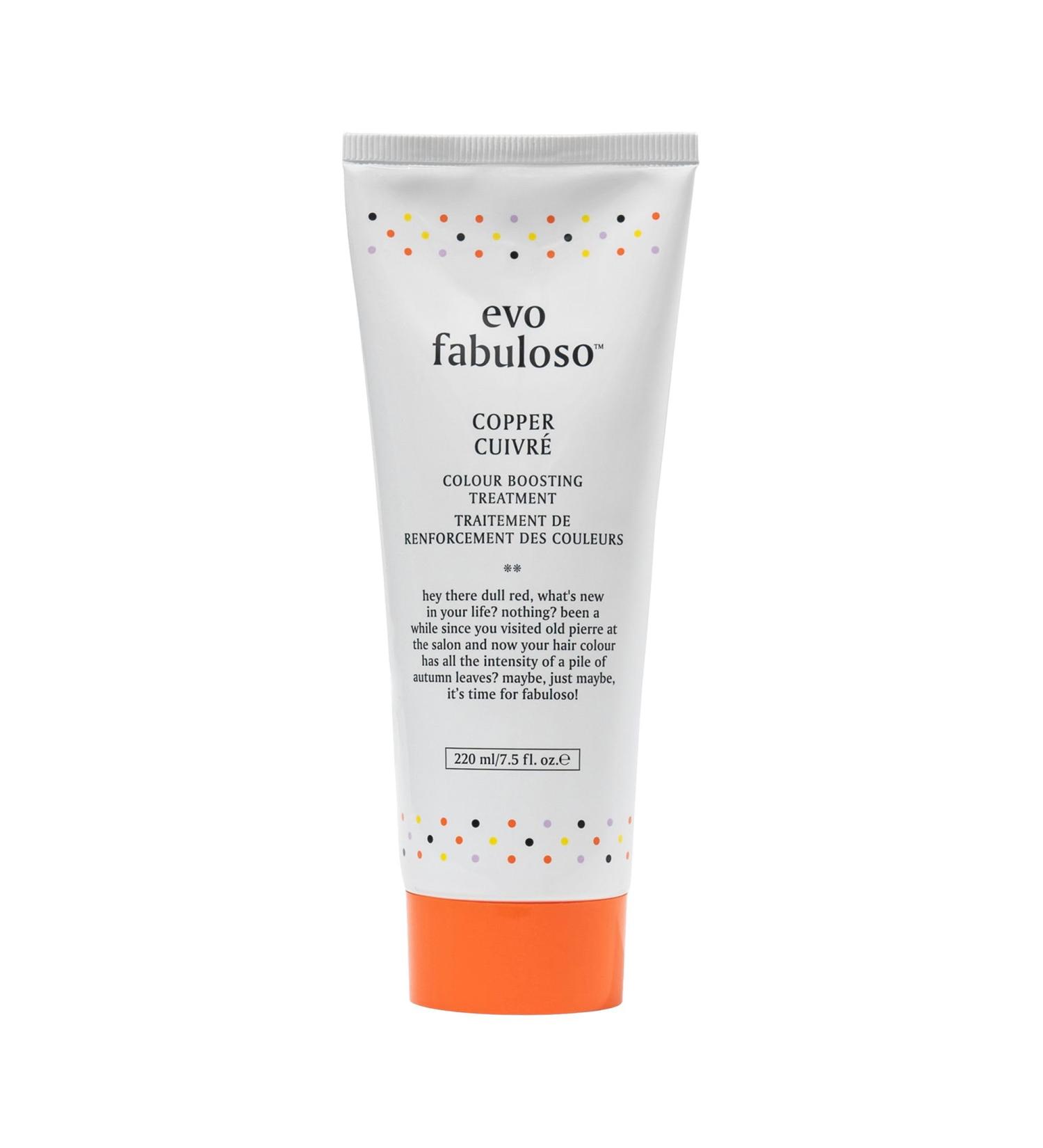 Evo Fabuloso Copper Colour Intensifying Conditioner 220ml - Best for Vibrant Hair Color | Worldwide Shipping - Buy Online on GoSupps.com