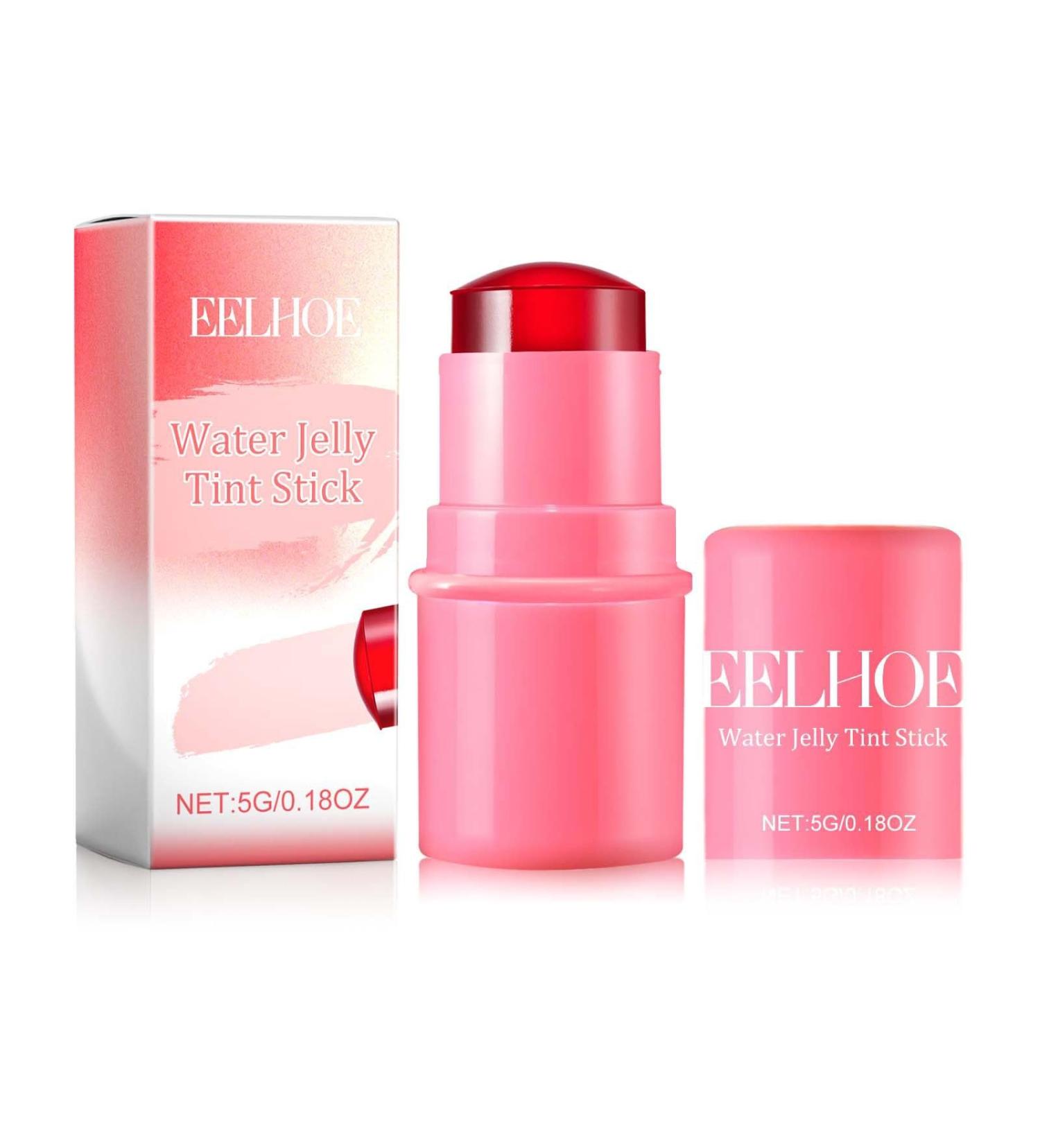 GECOMO Cooling Water Jelly Tint - Vegan & Cruelty-Free Sheer Lip & Cheek Stain Buildable Watercolor Finish 0.18Oz - 03# RED | International Shipping Available - Buy Online on GoSupps.com
