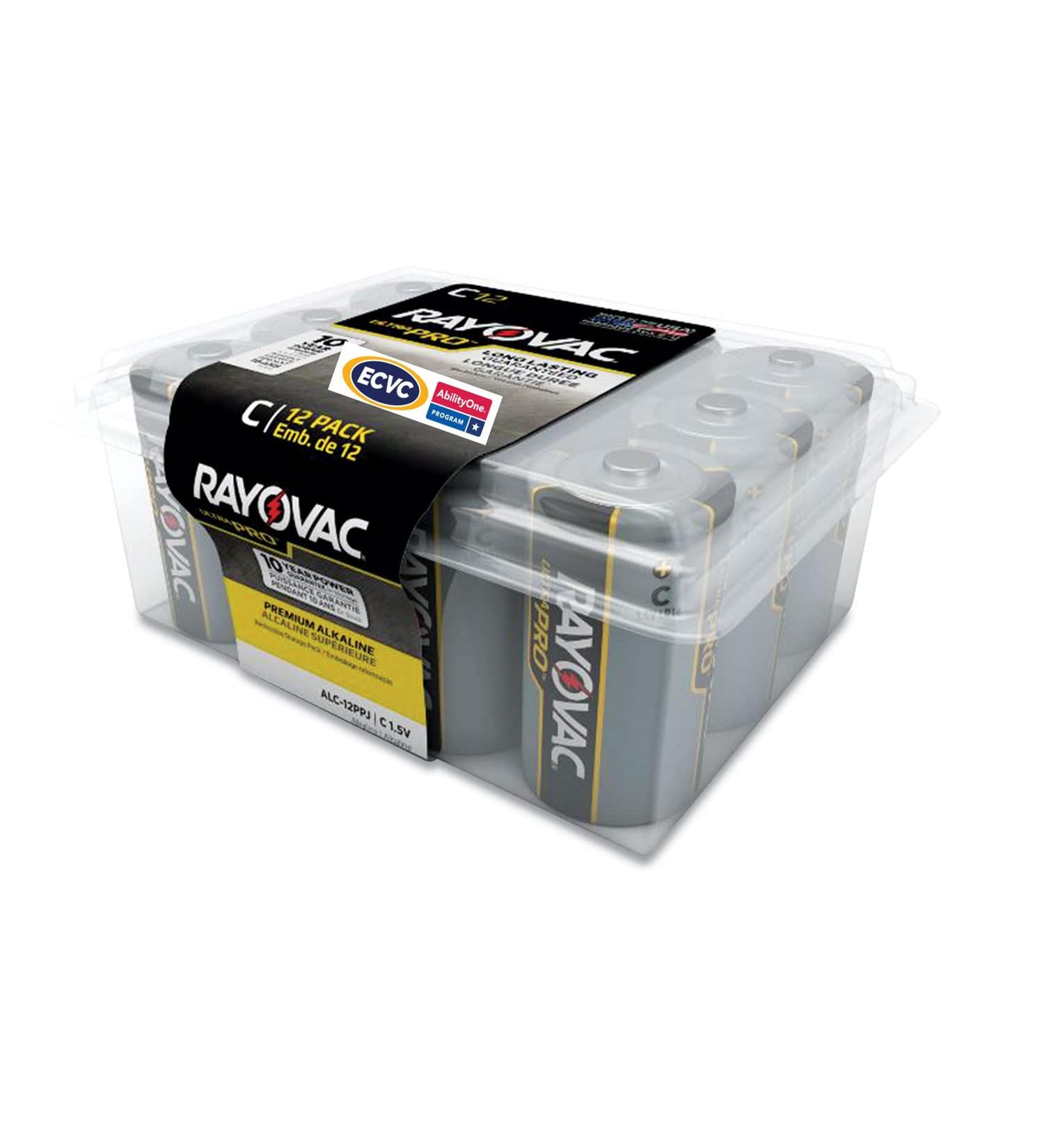 Buy AbilityOne Alkaline C Batteries (NSN9857846) - 1.5V - 12 Pack - Fast International Shipping - Buy Online on GoSupps.com