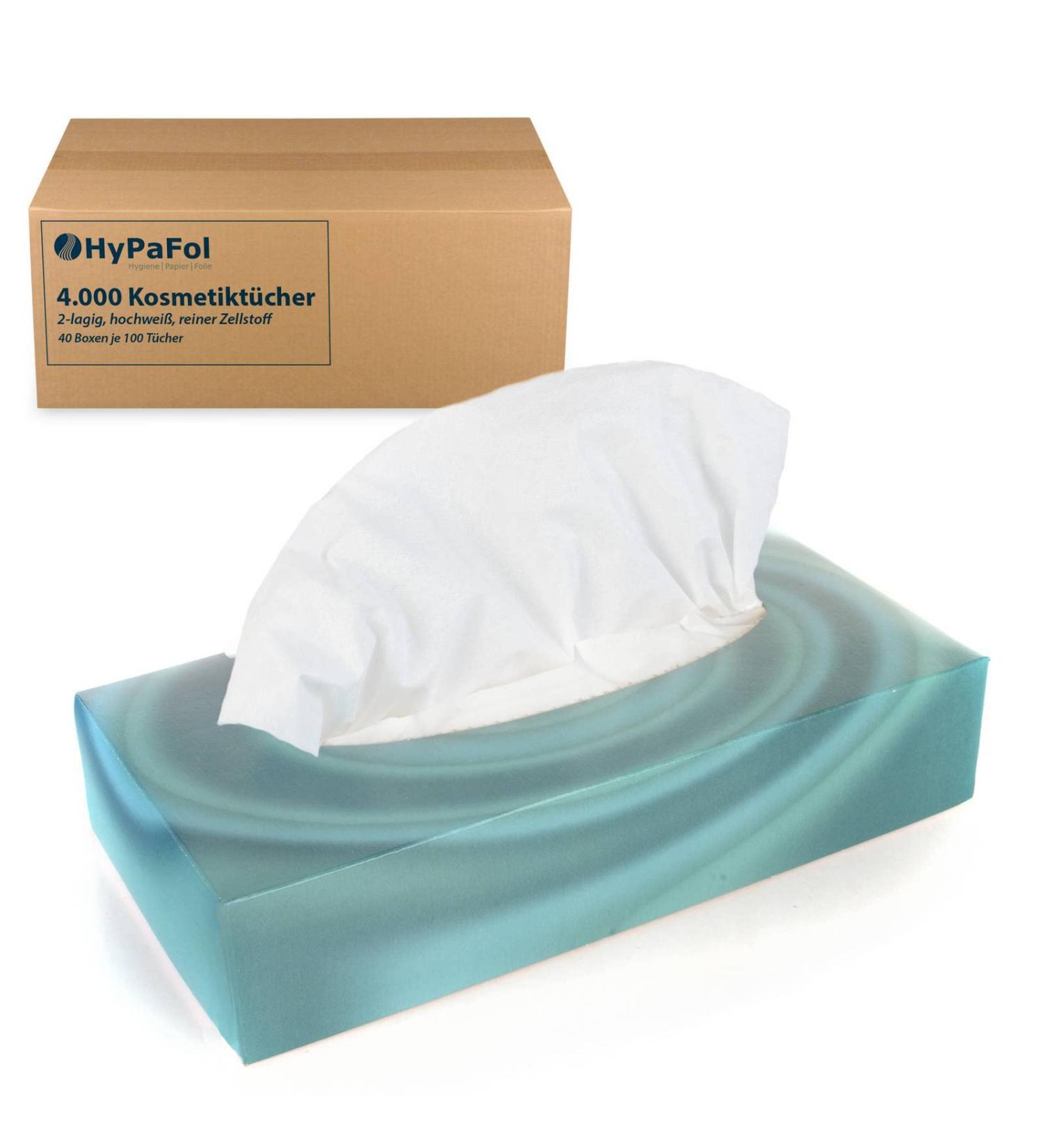 Buy 4 000 Cosmetic Towels - 40 Boxes of 100 Premium Disposable Towels | TashtuchBox Large Pack - High White 2-Layer Quality - Buy Online on GoSupps.com