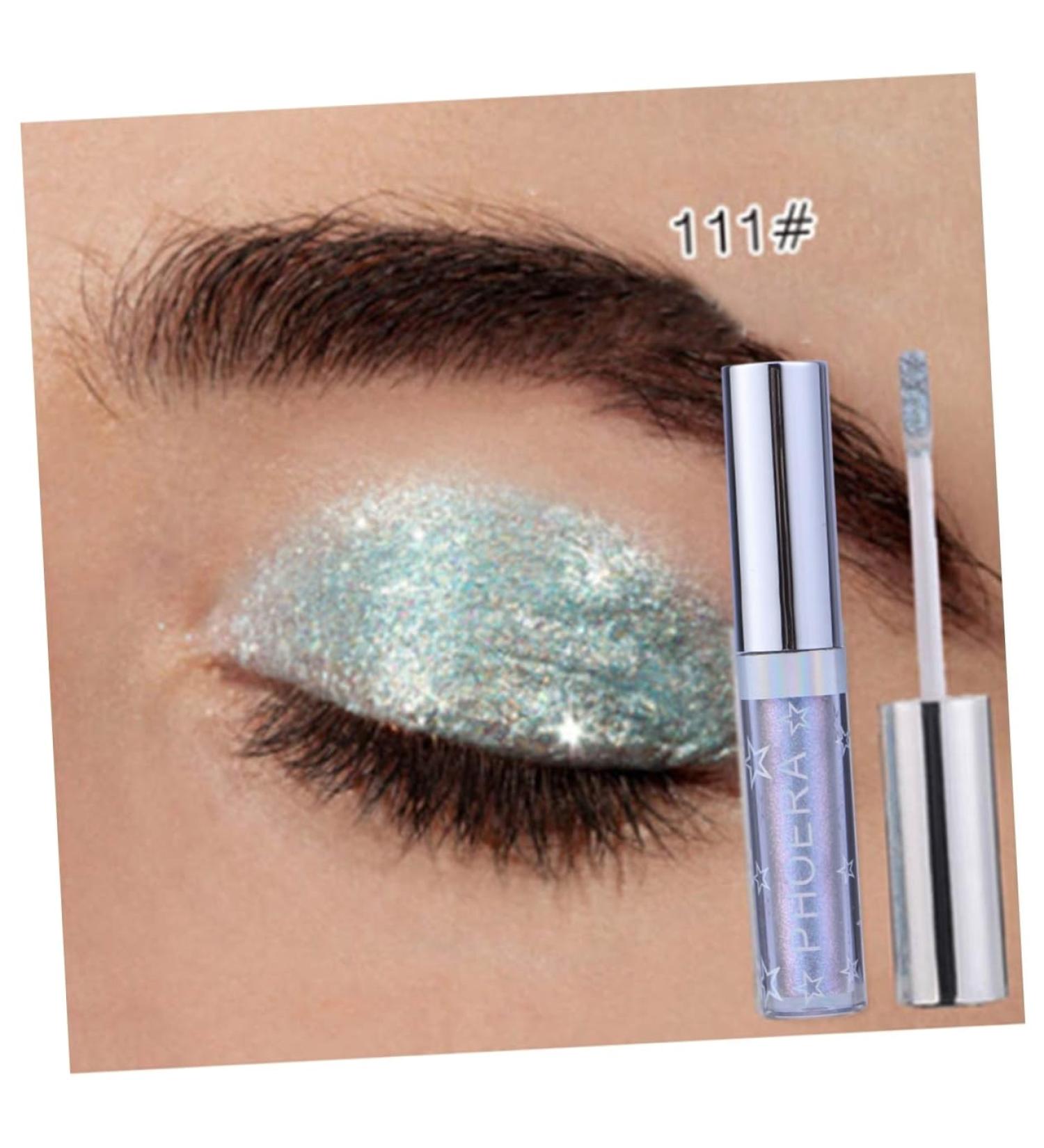 Buy Hemoton Glitter Eyeshadow & Eyeliners - Shiny Waterproof Colorful Liquid Eye Makeup for Stunning Looks - Buy Online on GoSupps.com