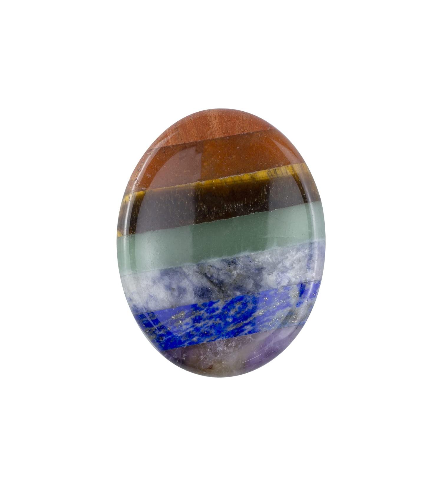 Thumb Bag Palm Worries - Polished Reiki Crystal for Chakra Balance & Relaxation | 1.8 Inches Healing Stone - Buy Online on GoSupps.com