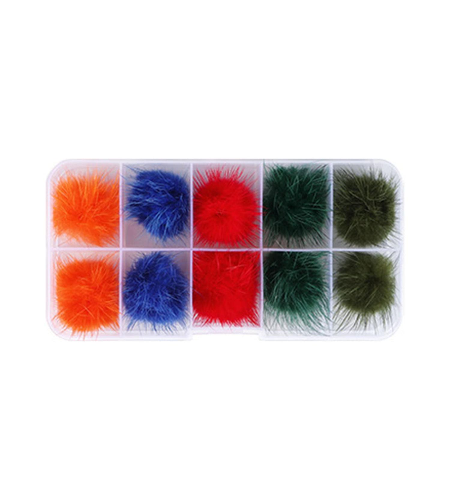 Nail Pom Detachable Nail Plush Acrylic Nail Tips Decorations Accessories Nail - Buy Online on GoSupps.com