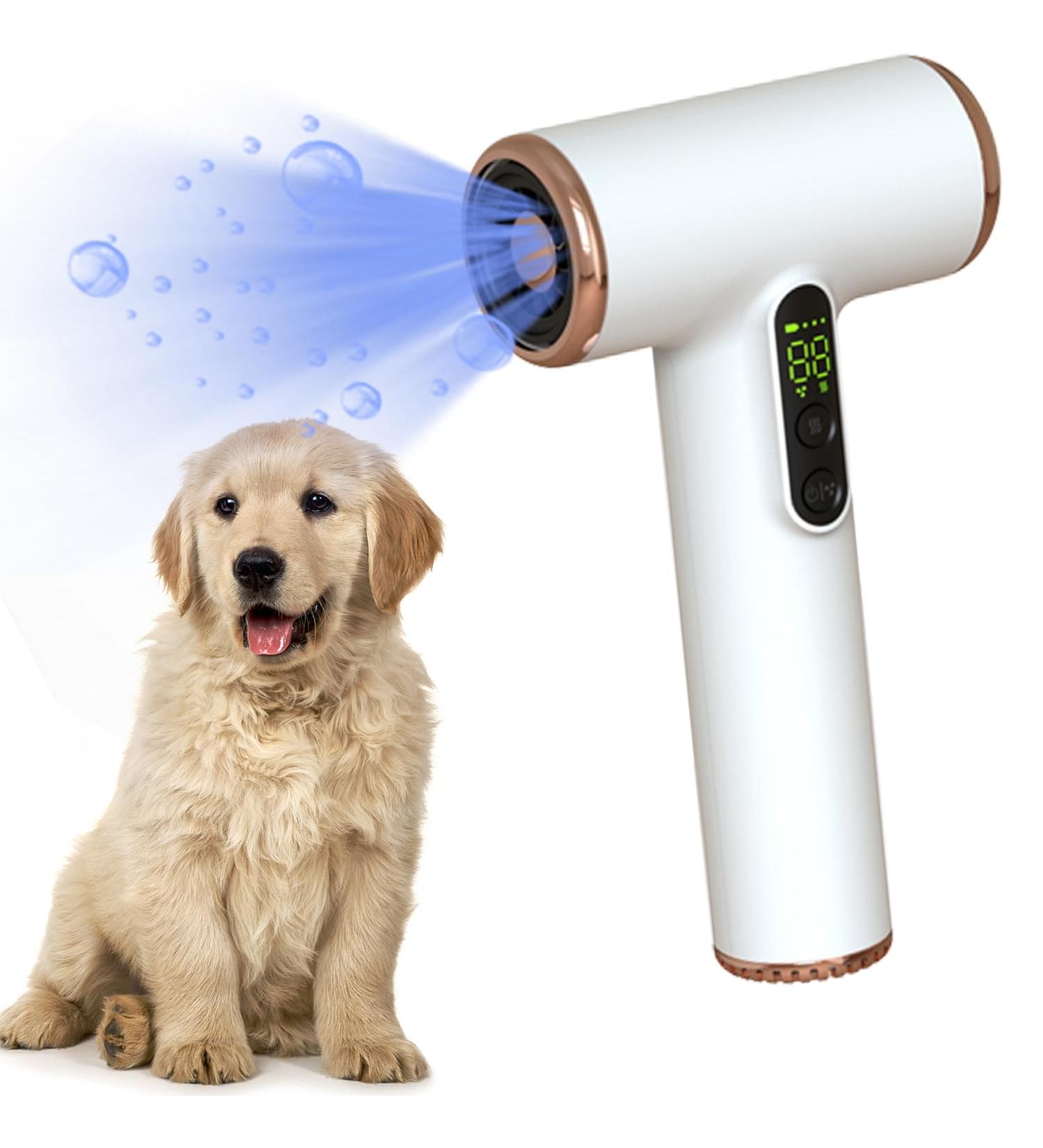 Cordless Hair Dryer Lightweight Mini Blow Dryer Art Painting Dryer Portable Blower Built-in 15000mAh Battery for Home Travel Salon Curly and Straight Hair - Buy Online on GoSupps.com