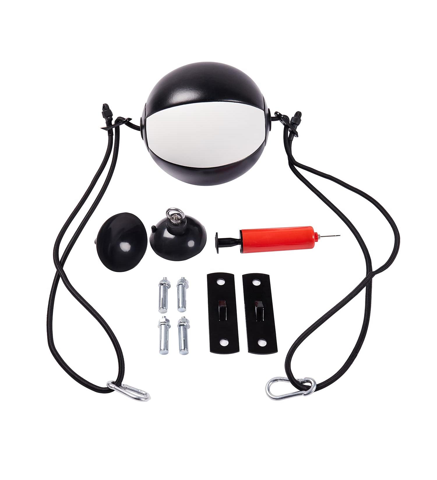 REEHUT Double End Punching Ball 7 Inch with Boxing Reflex Ball for Gym, MMA, Boxing - Includes 2 Ring Locking - Sports Punch Bag - Buy Online on GoSupps.com