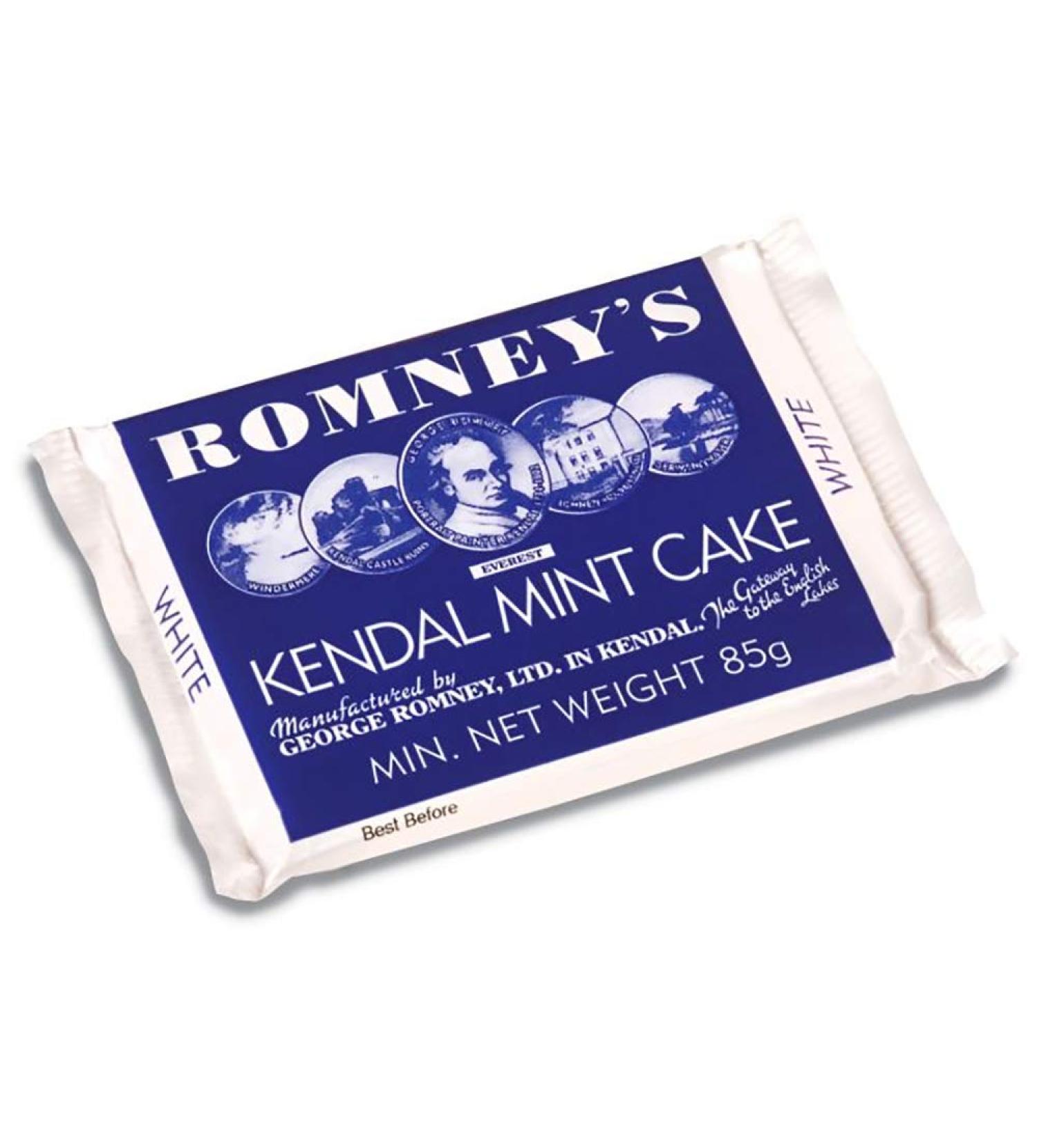 ROMNEY'S OF KENDAL Kendal Mint Cake WHITE 85g / 2.99oz x1