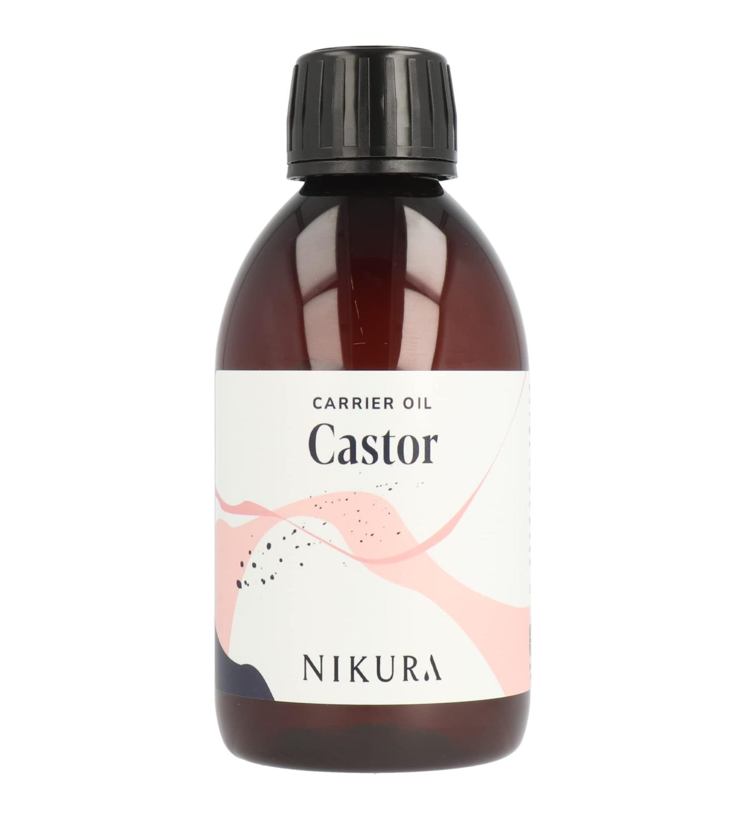 Nikura Castor Oil 250ml - Hair Growth, Skin, Face, Body, Scalp, Eyelashes, Eyebrows, Nails | Moisturising & Hydrating | Natural Vegan UK | BPA Free | Pack of 1 - Buy Online on GoSupps.com