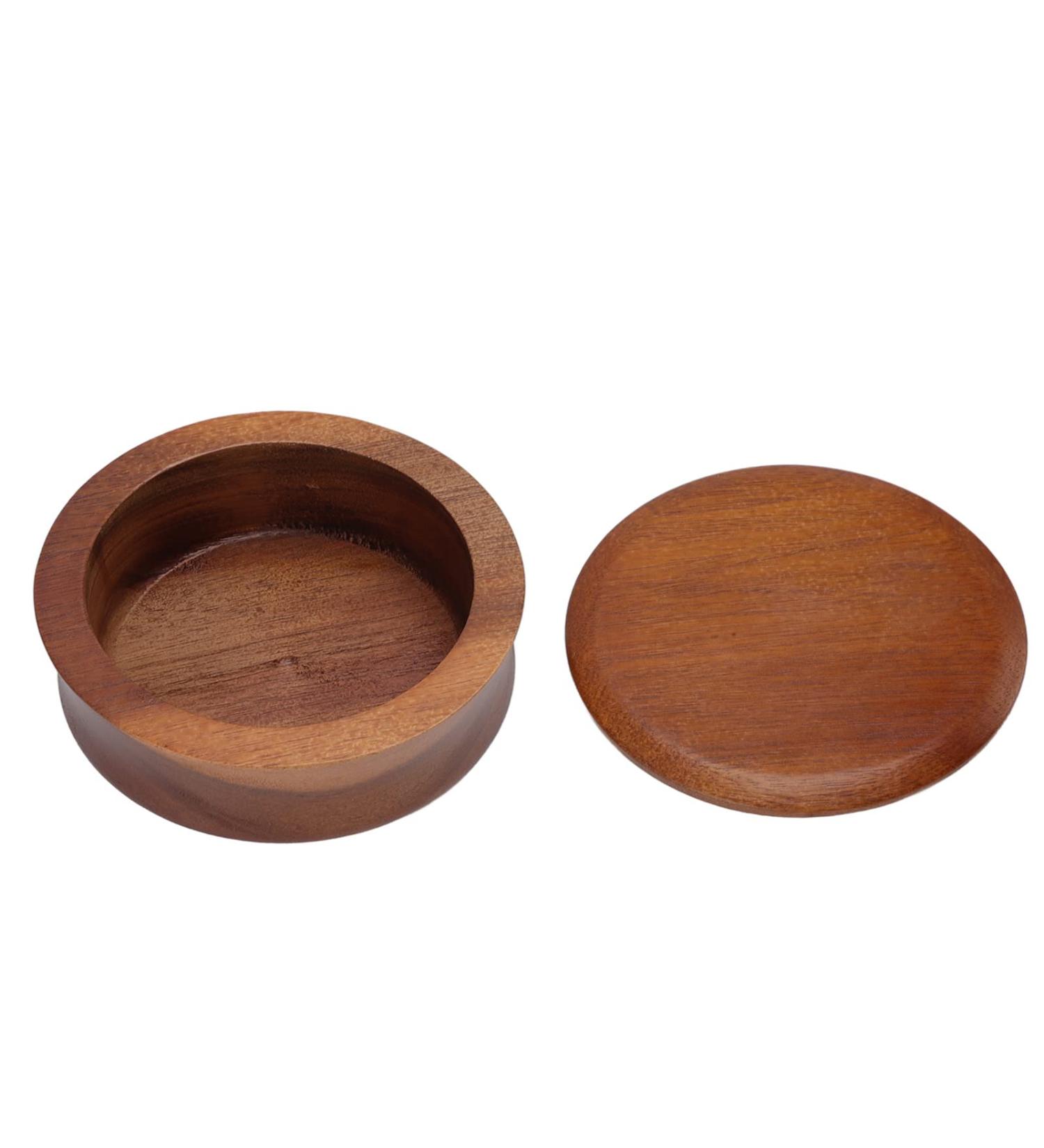 Men's Wooden Shaving Brush Bowl - Non-Stick Shaving Cream Mug & Soap Cup | Portable Face Cleaning Tool for Men - Buy Online on GoSupps.com