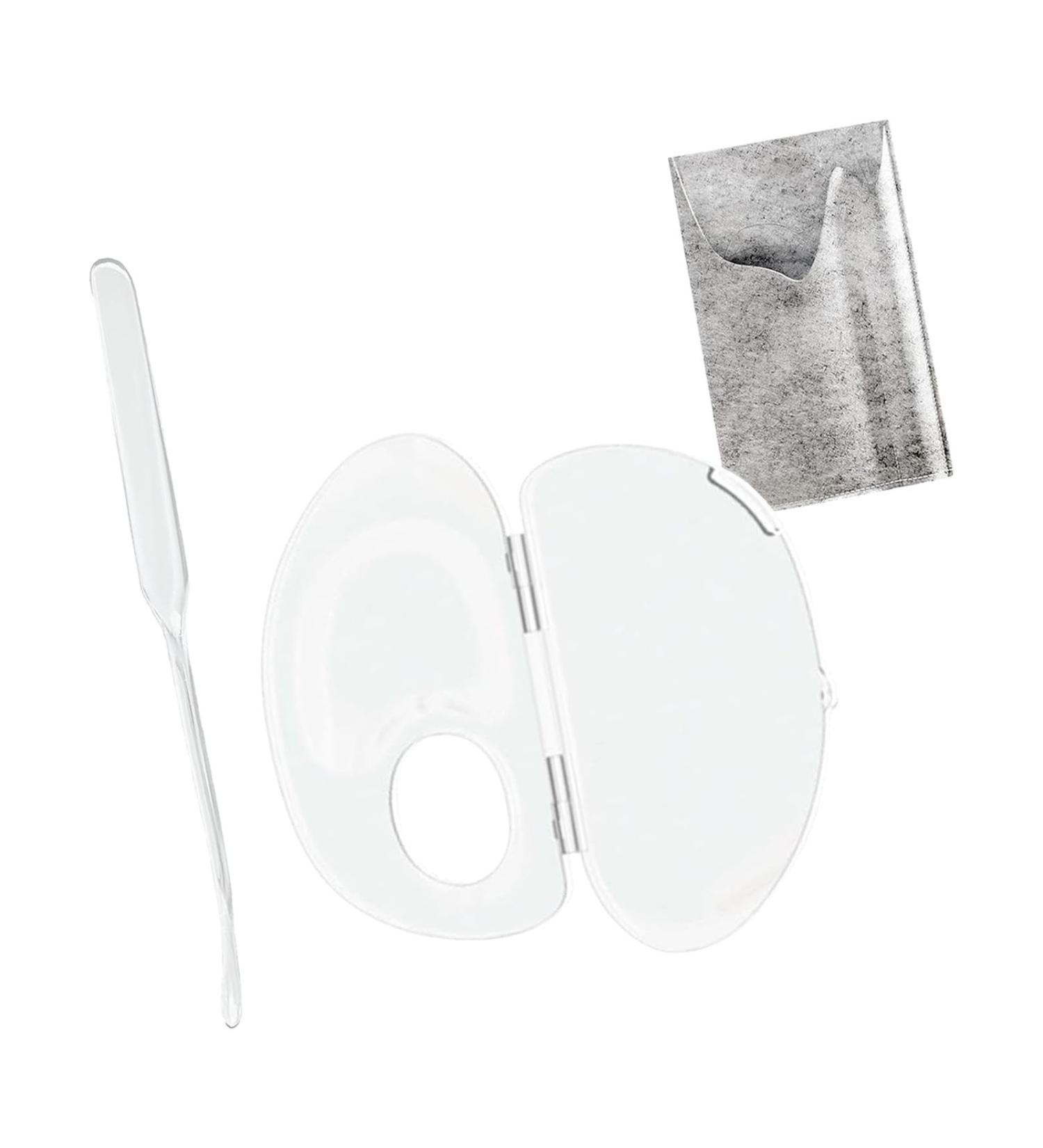 Transparent Makeup Palette | Lipstick & Eye Shadow with Mixing Rod | Nail Art Gel Palette for Beauty Salons - Buy Online on GoSupps.com