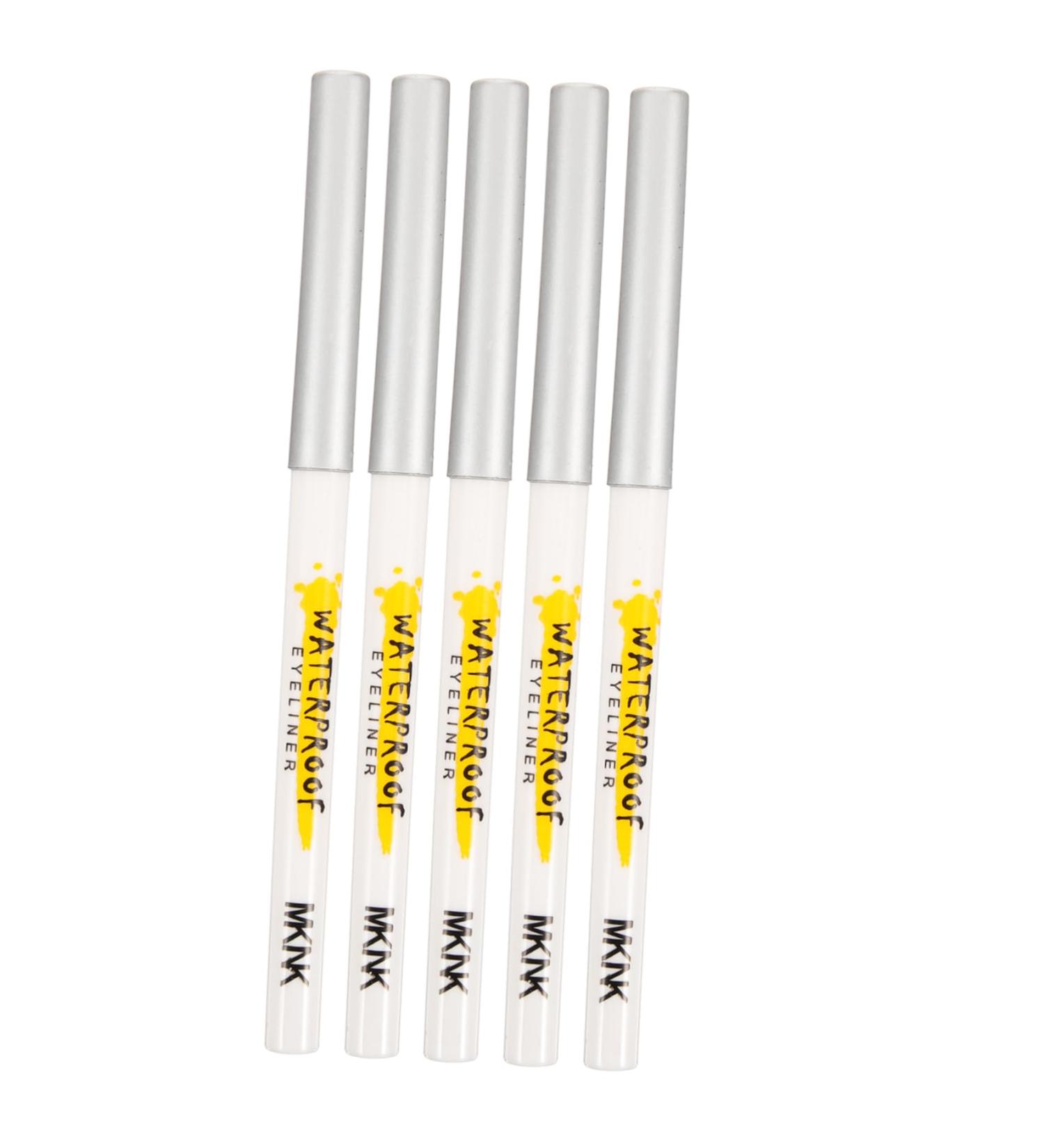 BIUDECO 5pcs White Lying Silkworm Pen Eyeshadow Stick White Eyeshadow Eye Shadow Pen Eye Makeup Pencil Girl - Buy Online on GoSupps.com