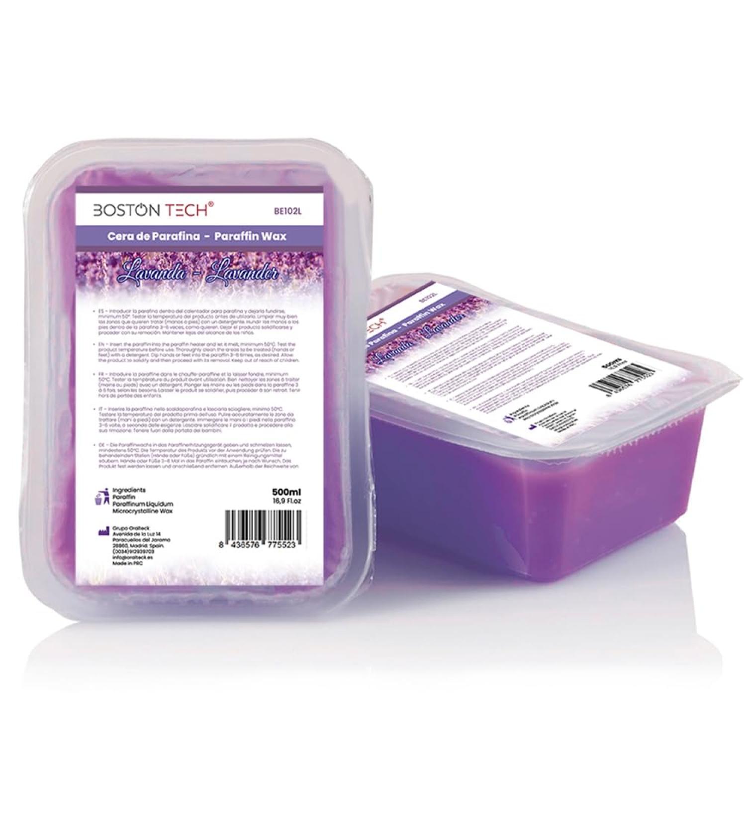 Paraffine Boston Tech pour les mains et les pieds antioxydant doux hydratant traitement professionnel de l arthrite 2 blocs de 450 g Violet - Buy Online on GoSupps.com