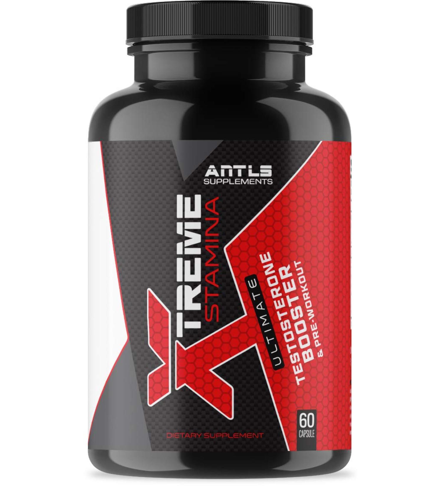 Premium Men's Testosterone Booster - 100% Money Back Guarantee - Test Booster & Estrogen Blocker - Boost Testosterone Levels Naturally - Buy Online on GoSupps.com