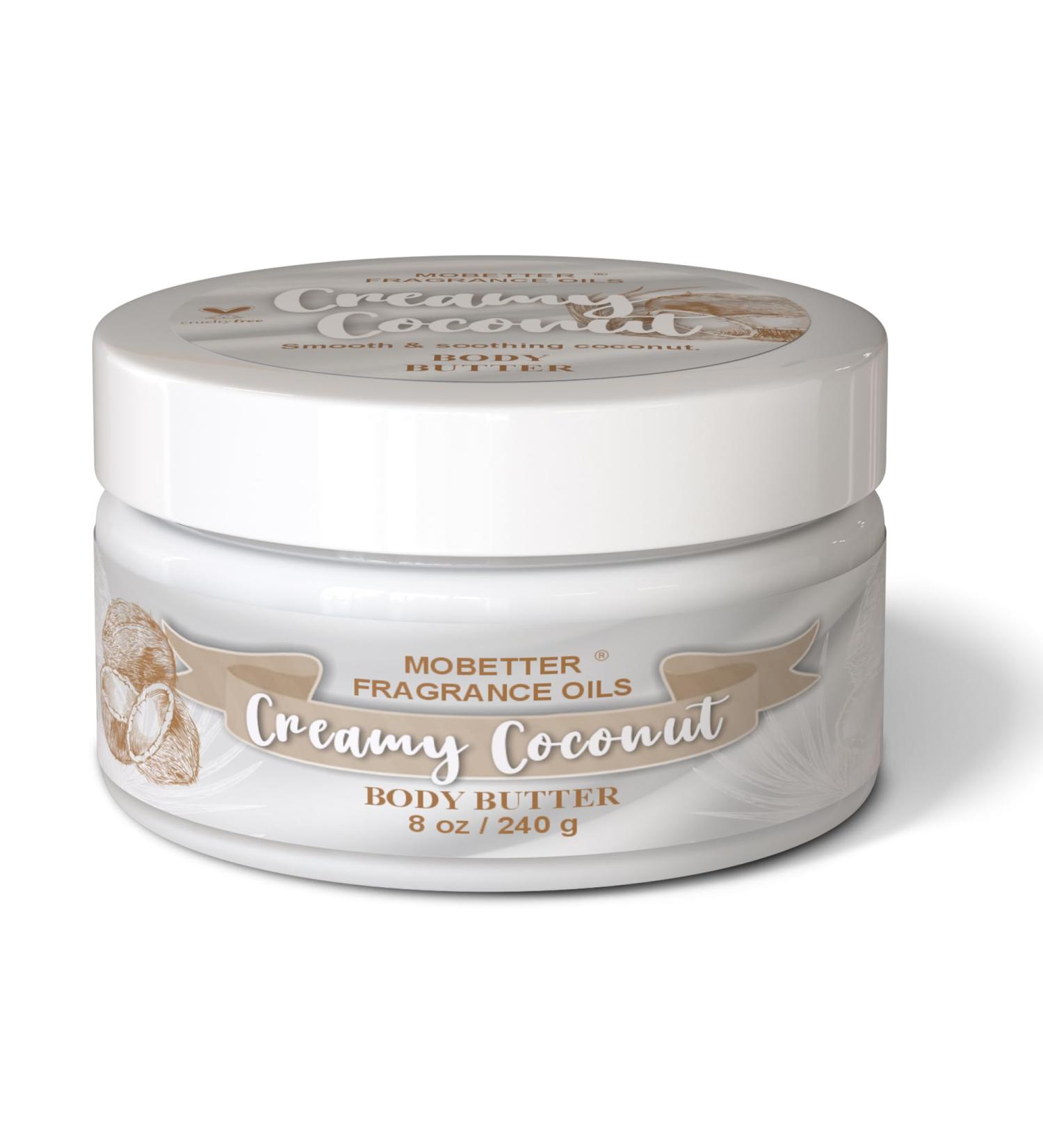 MOBETTER FRAGRANCE OILS Creamy Coconut 8 Oz Body Butter for Unisex - Buy Online on GoSupps.com