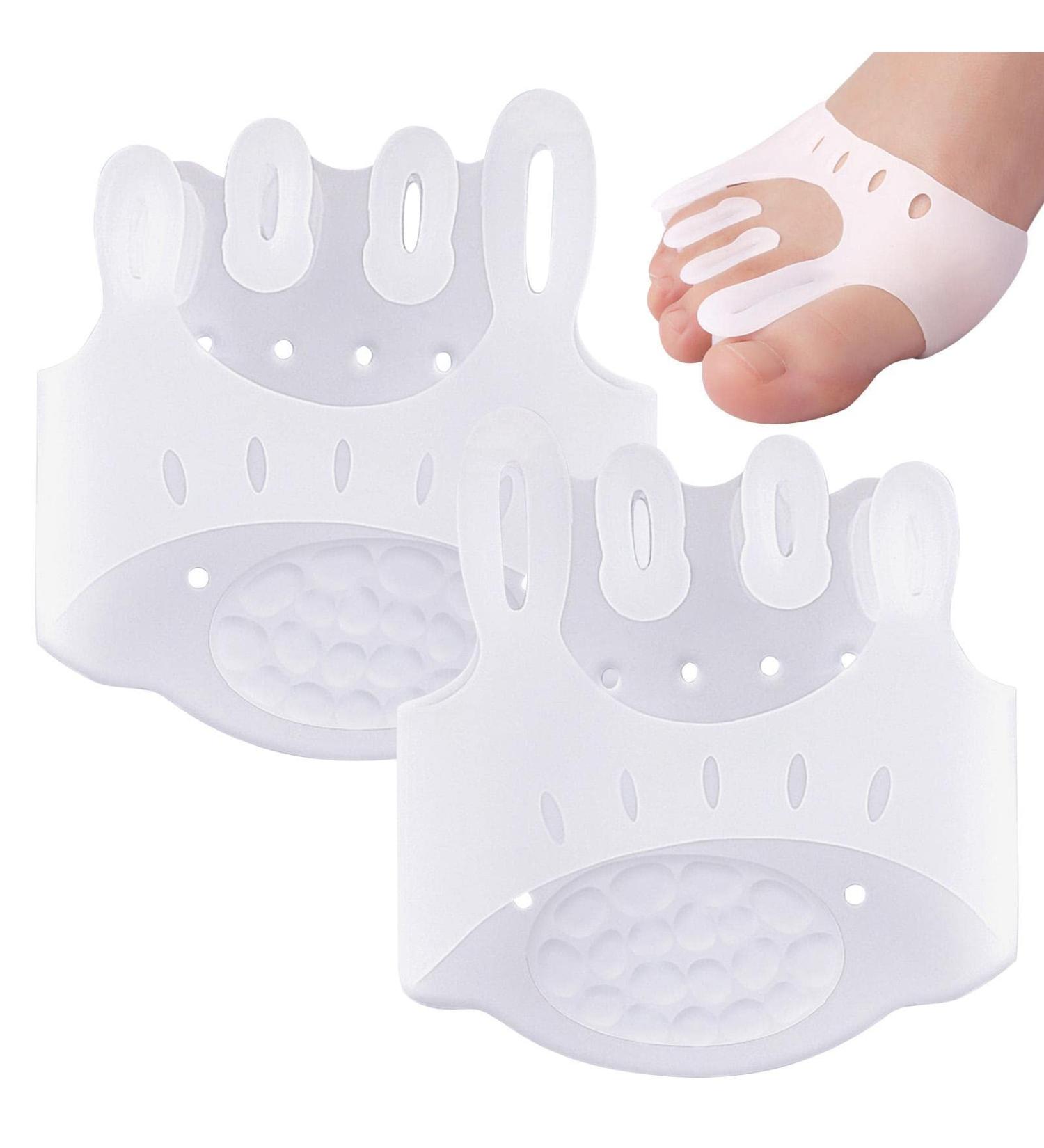 Pologmase Hammer Toe Corrector - Shock-Damping Yoga Separators for Women - 5 Hole Design to Realign Toes - Buy Online on GoSupps.com