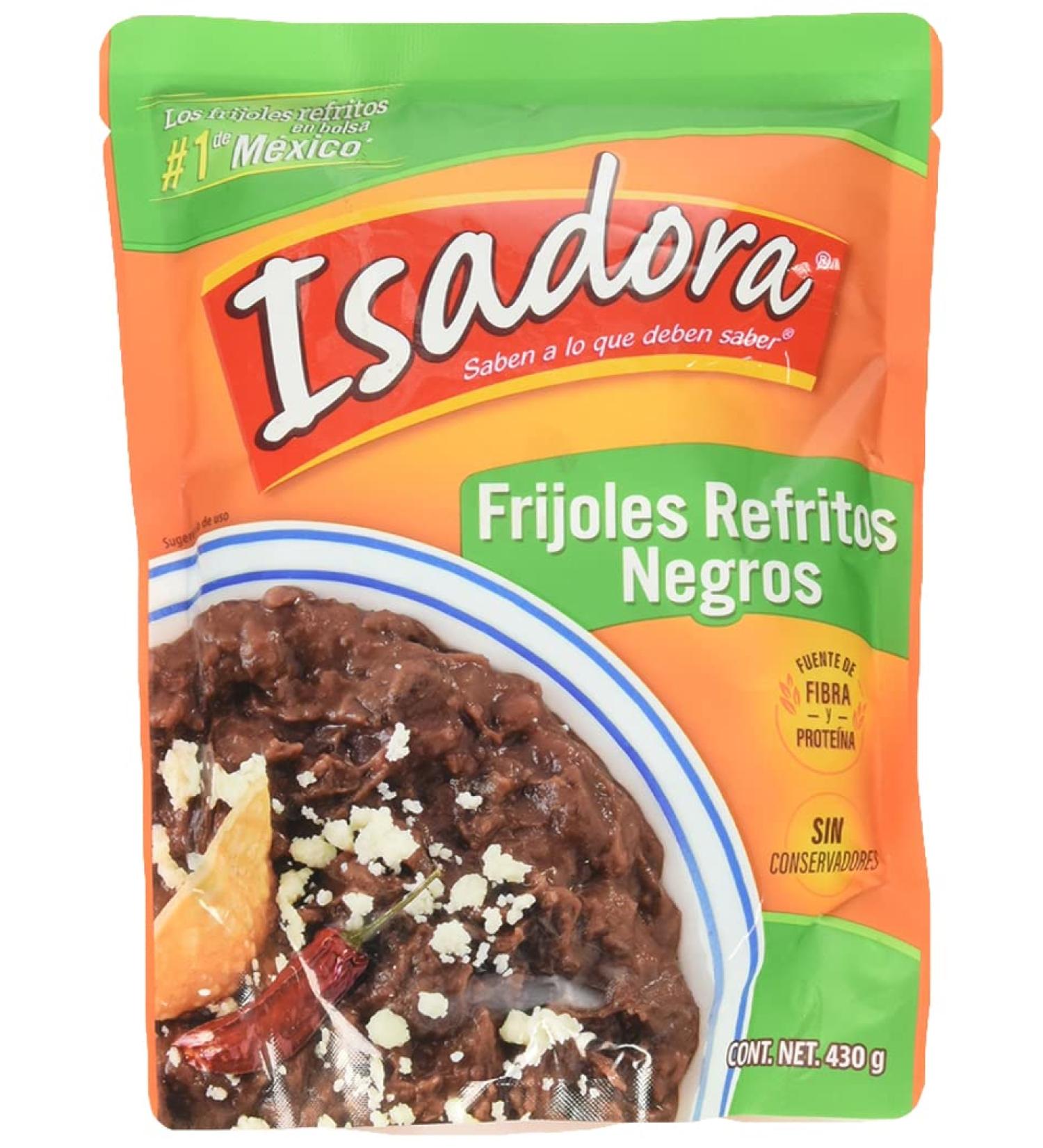 Buy Black Bean Puree (Frijoles Refritos Negros) 430g - ISADORA | Delicious Fried Bean Spread for Tacos & More - Buy Online on GoSupps.com