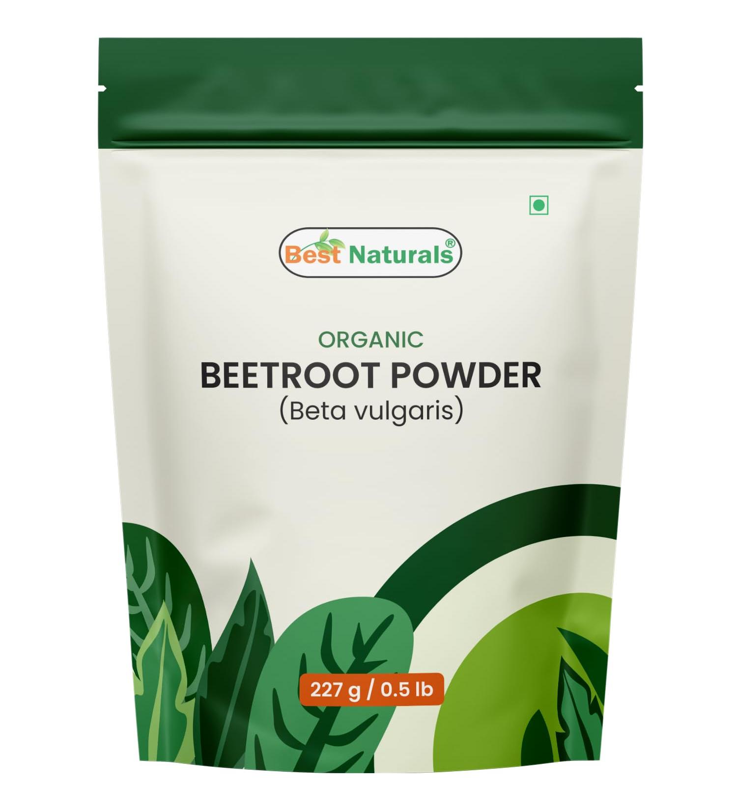 Best Naturals Certified USDA Organic Beetroot Powder 227 Gram Gluten Free GMO Free Vegan