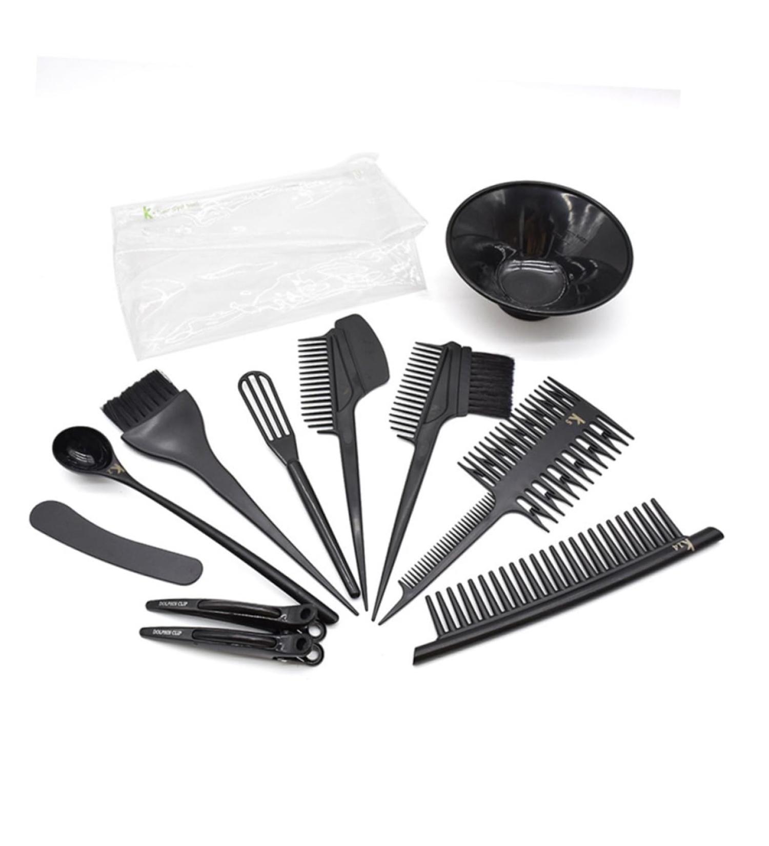 FRCOLOR 1 Set Dyeing Bowl Hair Dye Hair Color Brush Highlighting Cap and Hook Ear Protectors Hair Tint Hair Coloring Dyeing Kit Tools Hair Dying Brush Hair Coloring Kit Hairpin - Buy Online on GoSupps.com