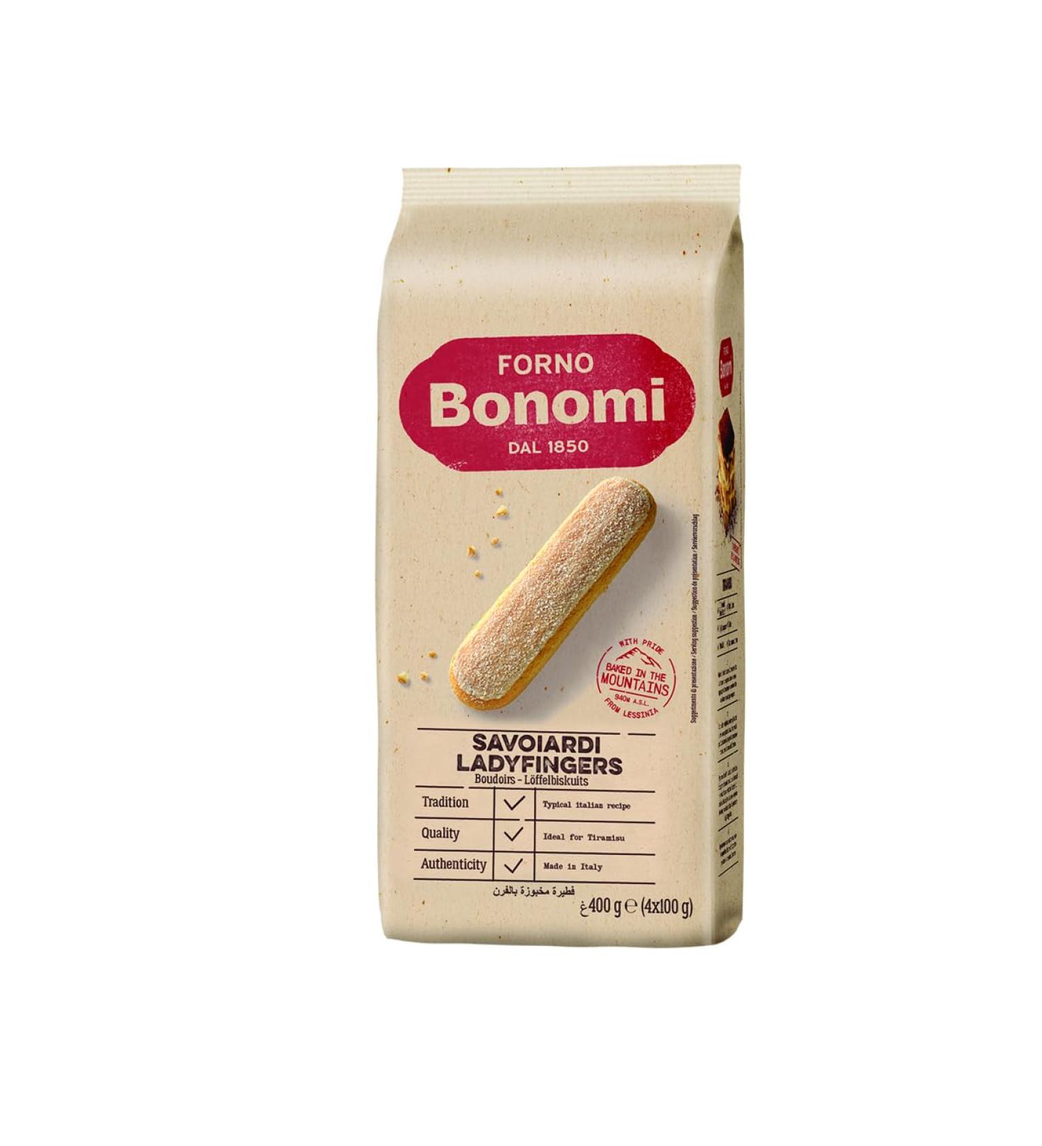 Bonomi Savoiardi Lady Fingers 400g - Buy Online on GoSupps.com