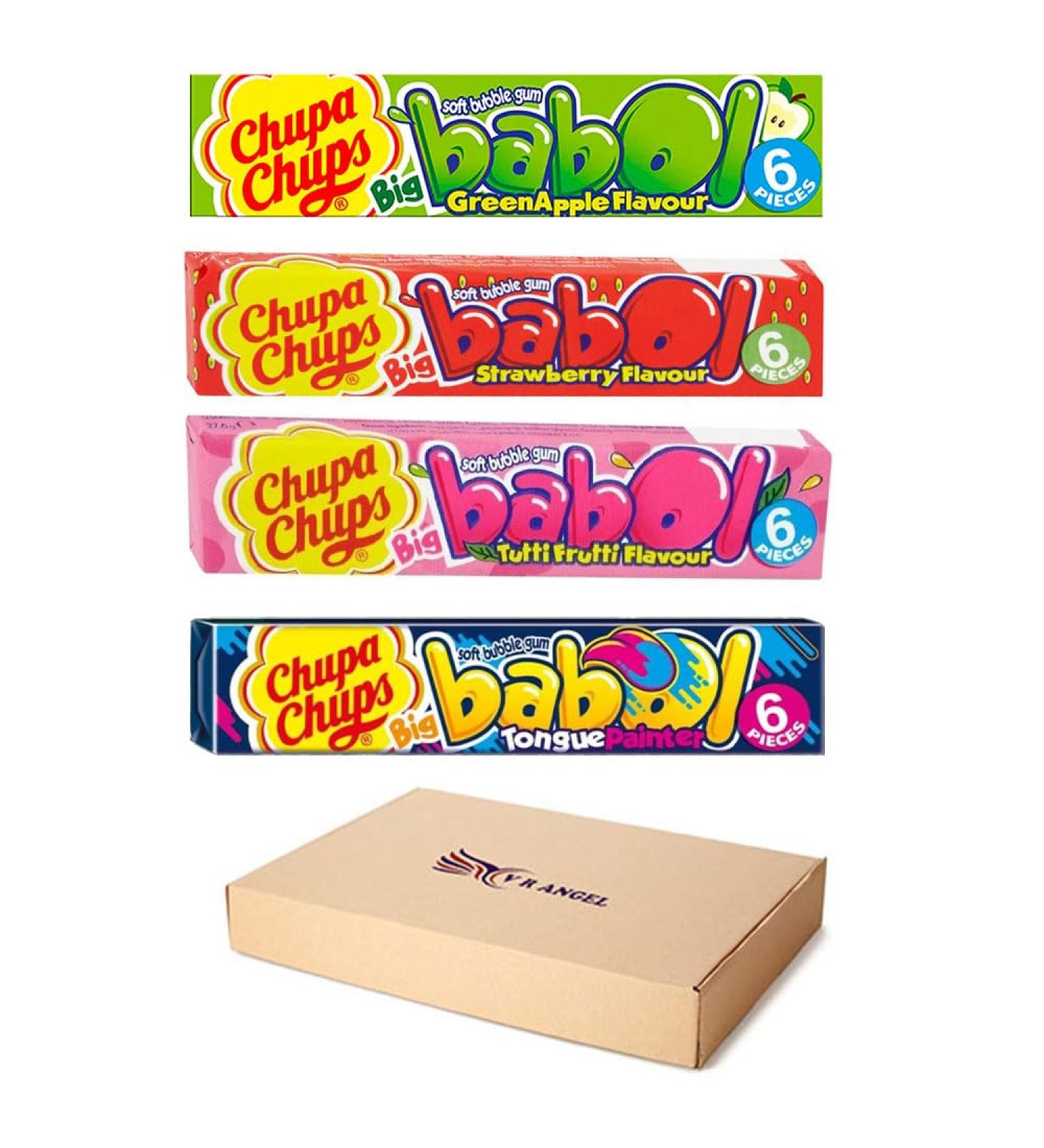 Chupa Chups Big Babol Mix Bubble Gum - 4 Flavors | VR Angel - Buy Online on GoSupps.com