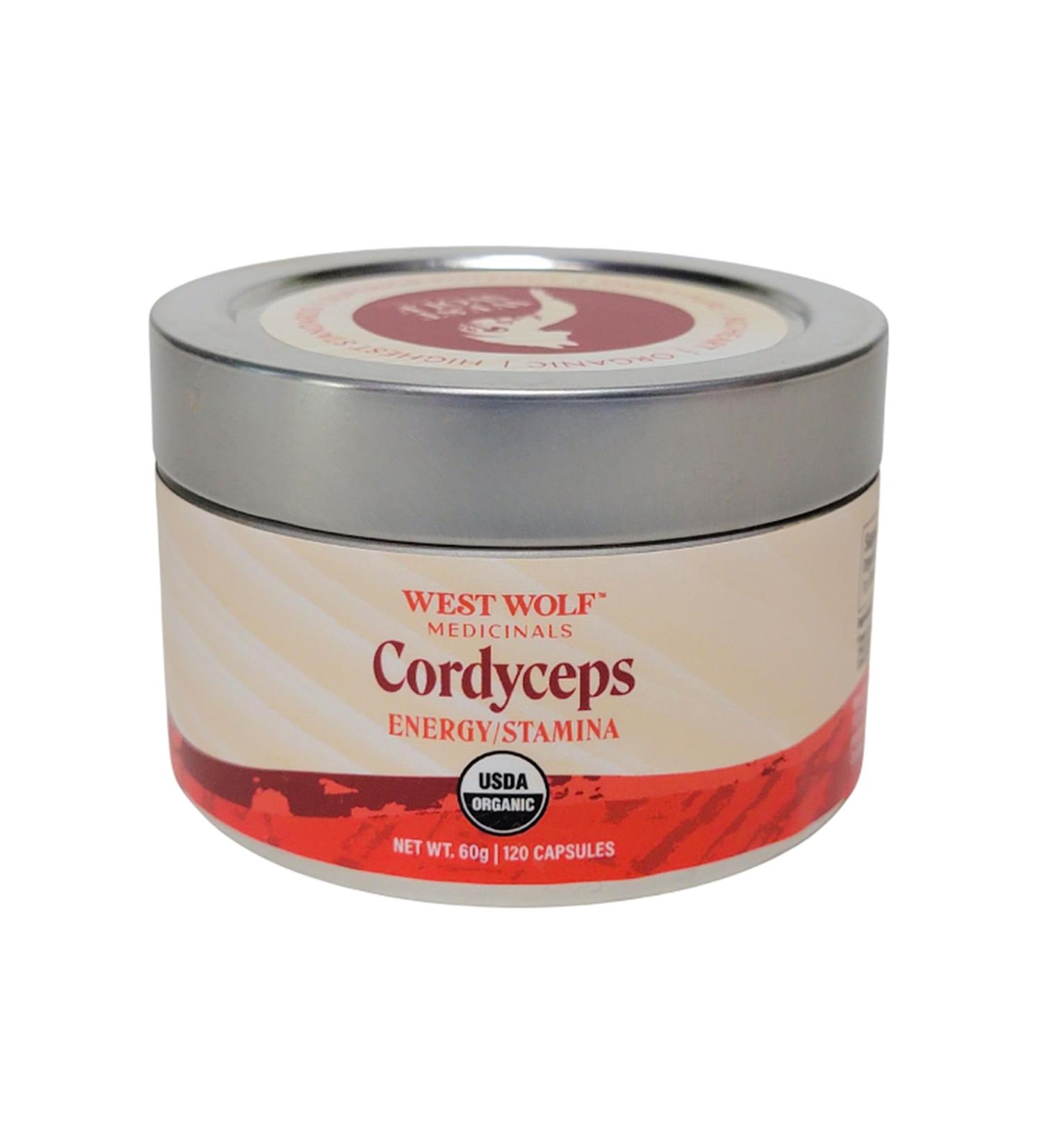 Cordyceps Mushroom Extract Capsules Organic High Potency 30% Beta-Glucans | Supports Energy Vitality & Endurance | Cordyceps Sinensis Organic Vegan Non-GMO | 120 Capsules / 4 month supply - Buy Online on GoSupps.com