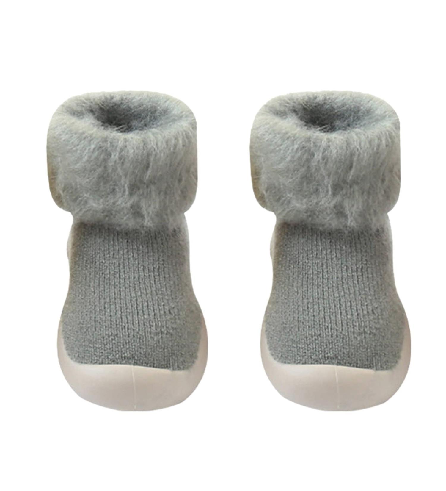 Buy Plus Baby Shoes 6-12 Months - Toddler Running Shoes Girls Floor Socks Slipproof Crawling Shoes & Thermosocks in Green - Buy Online on GoSupps.com