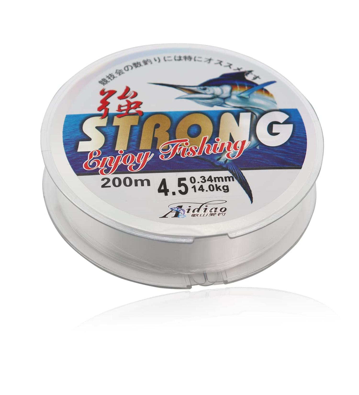 Buy 200m Nylon Fishing Line - 0.4mm Transparent Strong Tension Wire for Fishing & Crafts - Worldwide Shipping - Buy Online on GoSupps.com