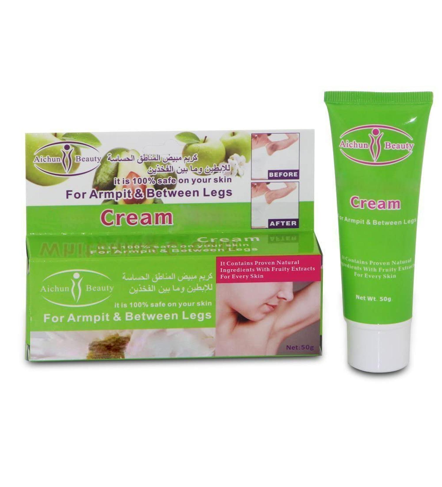 AICHUN BEAUTY 1Pc/50G Whitening Cream Dilute Melanin For Armpit Elbow Knee Lightening Bikini-Underarm Inner ThighT - Buy Online on GoSupps.com