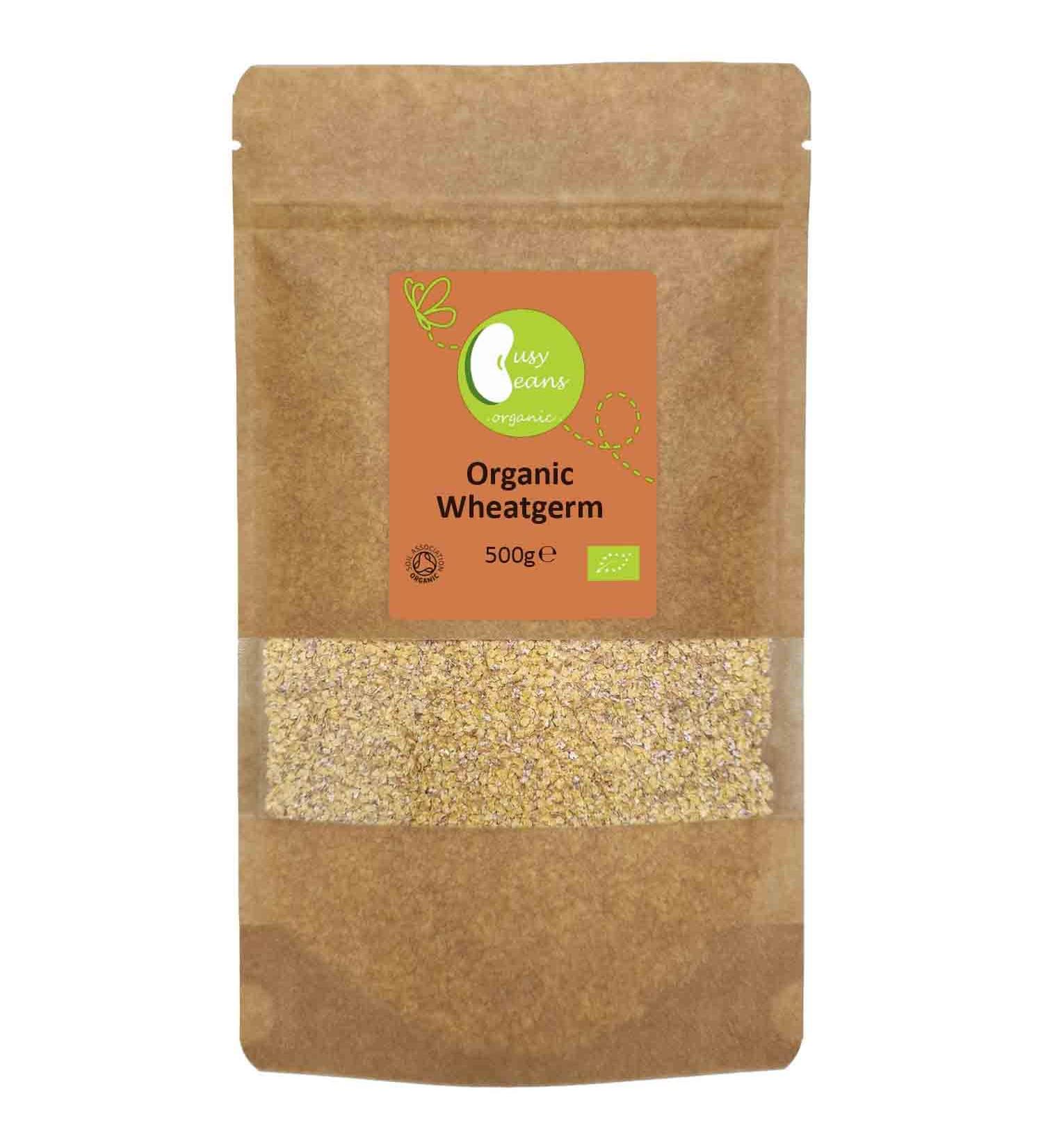 Organic Wheatgerm - Certified Organic - by Busy Beans Organic (500g) - Buy Online on GoSupps.com