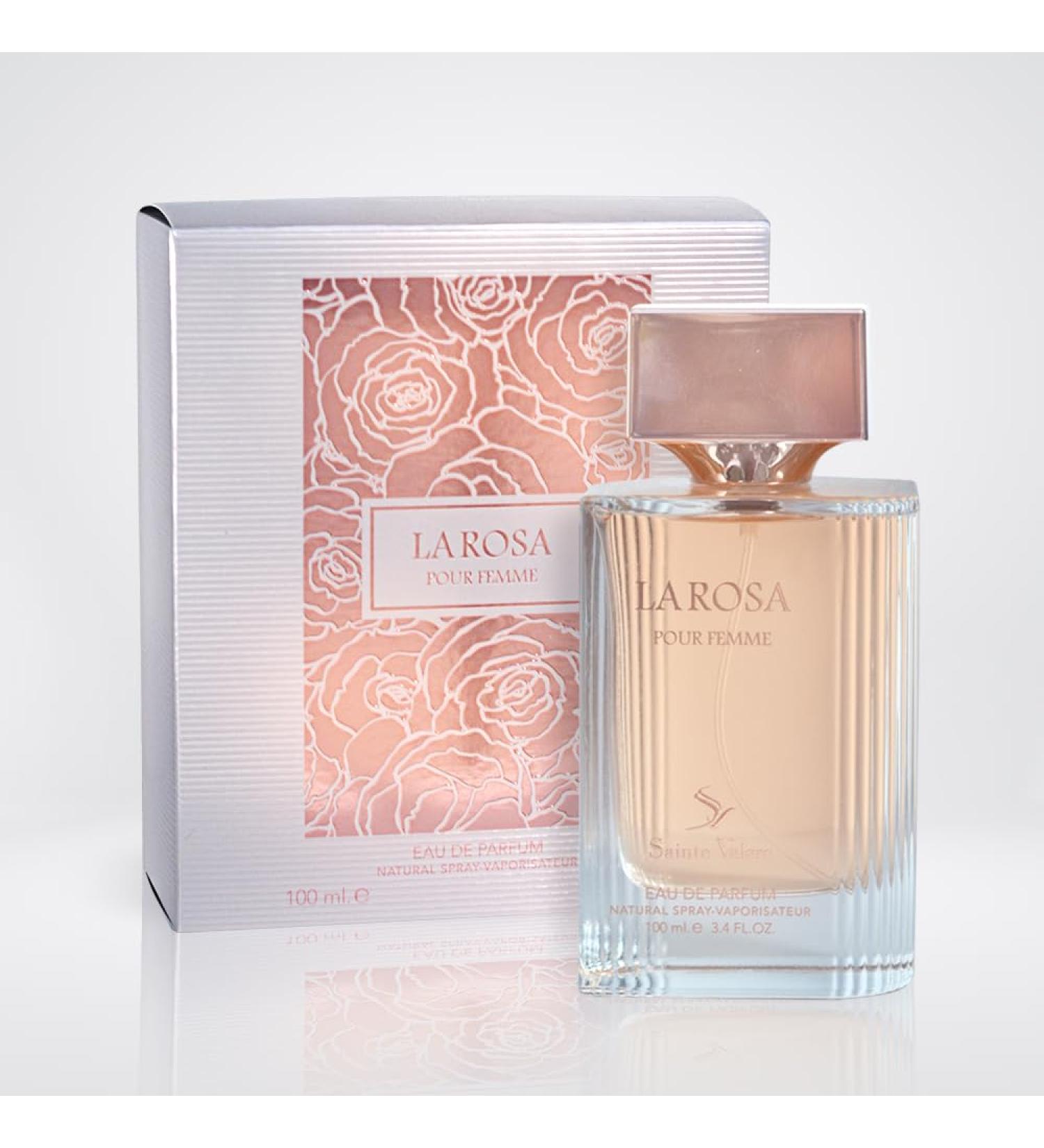 Almas Perfumes SAINTE VALEREEau De Parfum LA ROSA - Sweet Smelling Spray - 100ML 3.4FL OZ of Long-Lasting Aroma - Luxurious Scent of Arabia for Women - Buy Online on GoSupps.com