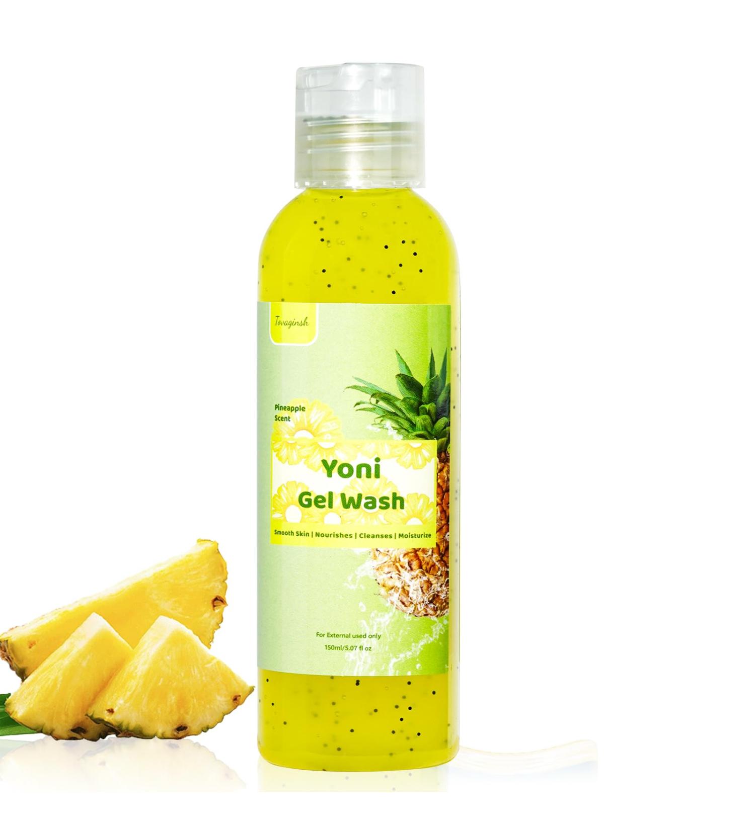 Natural Yoni Wash - pH Balanced Feminine Wash for Women | Moisturizing Intimate Care | Pineapple Scent Body Wash 5.07fl oz - International Shipping - Buy Online on GoSupps.com
